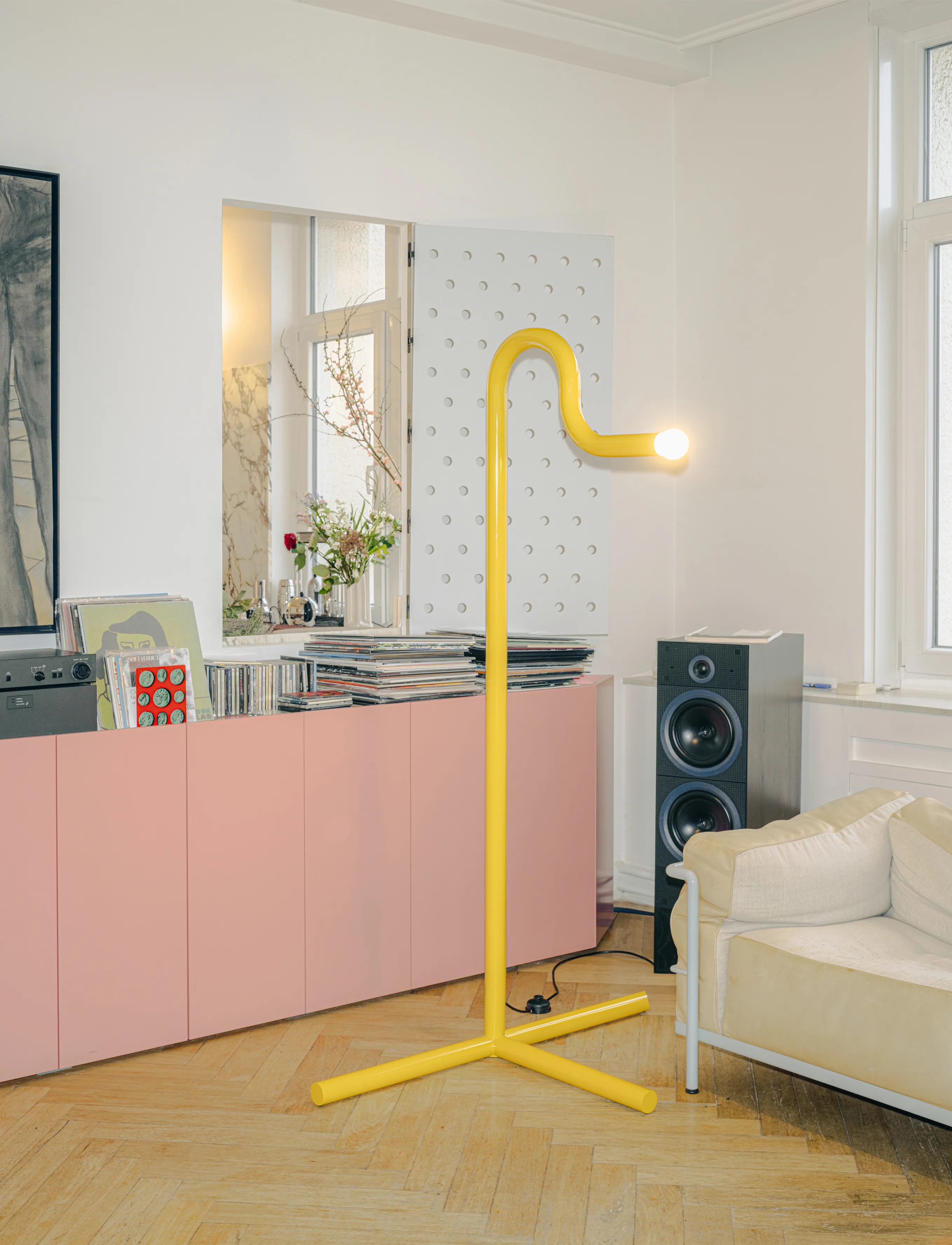 Valerie Objects Floor Lamp Green La Uno Verde, One Size, Yellow, Lamper > Gulvlamper, Unisex