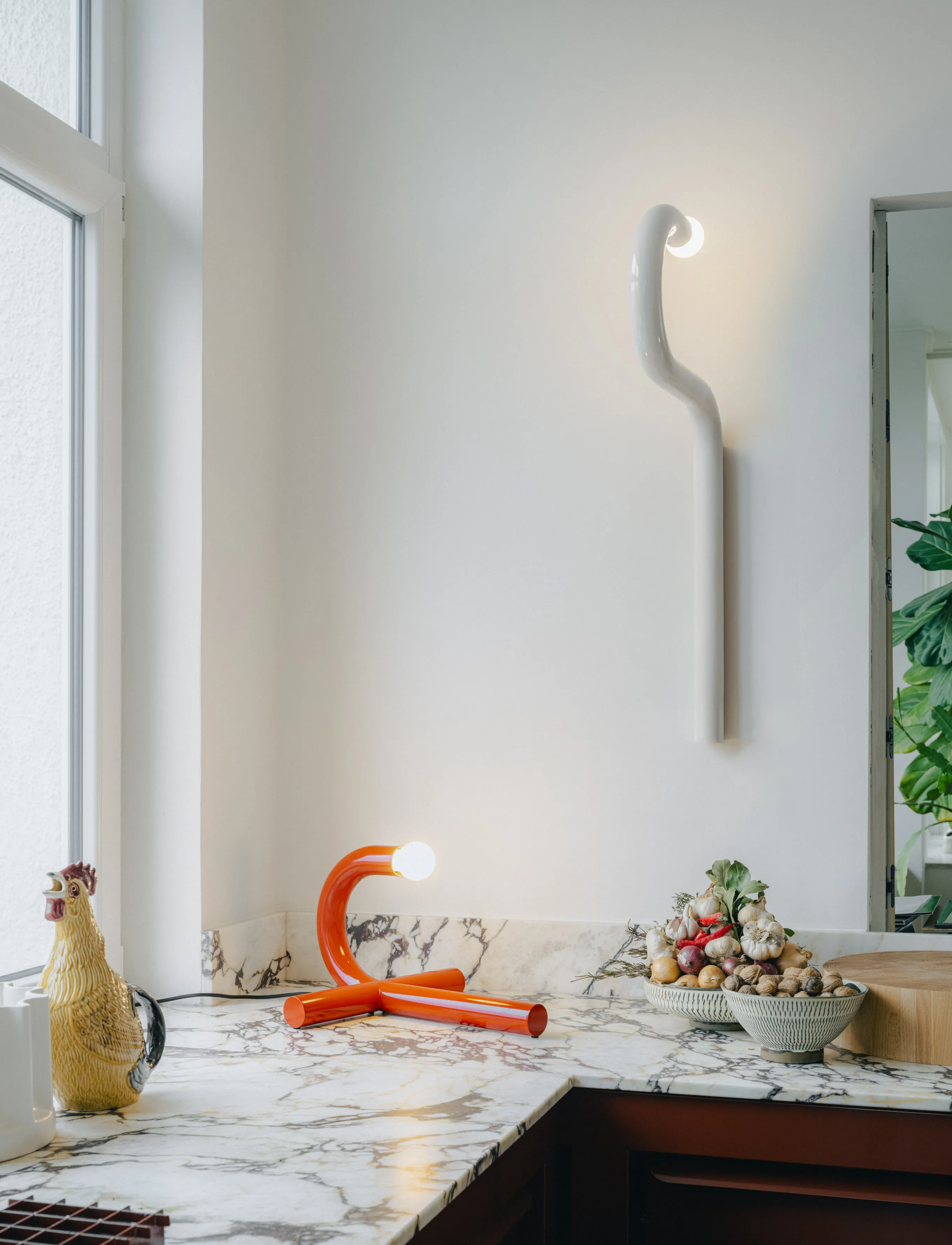 Valerie Objects Wall Lamp White La Quattro Bianca, One Size, Lamps, Weiß - Homeware