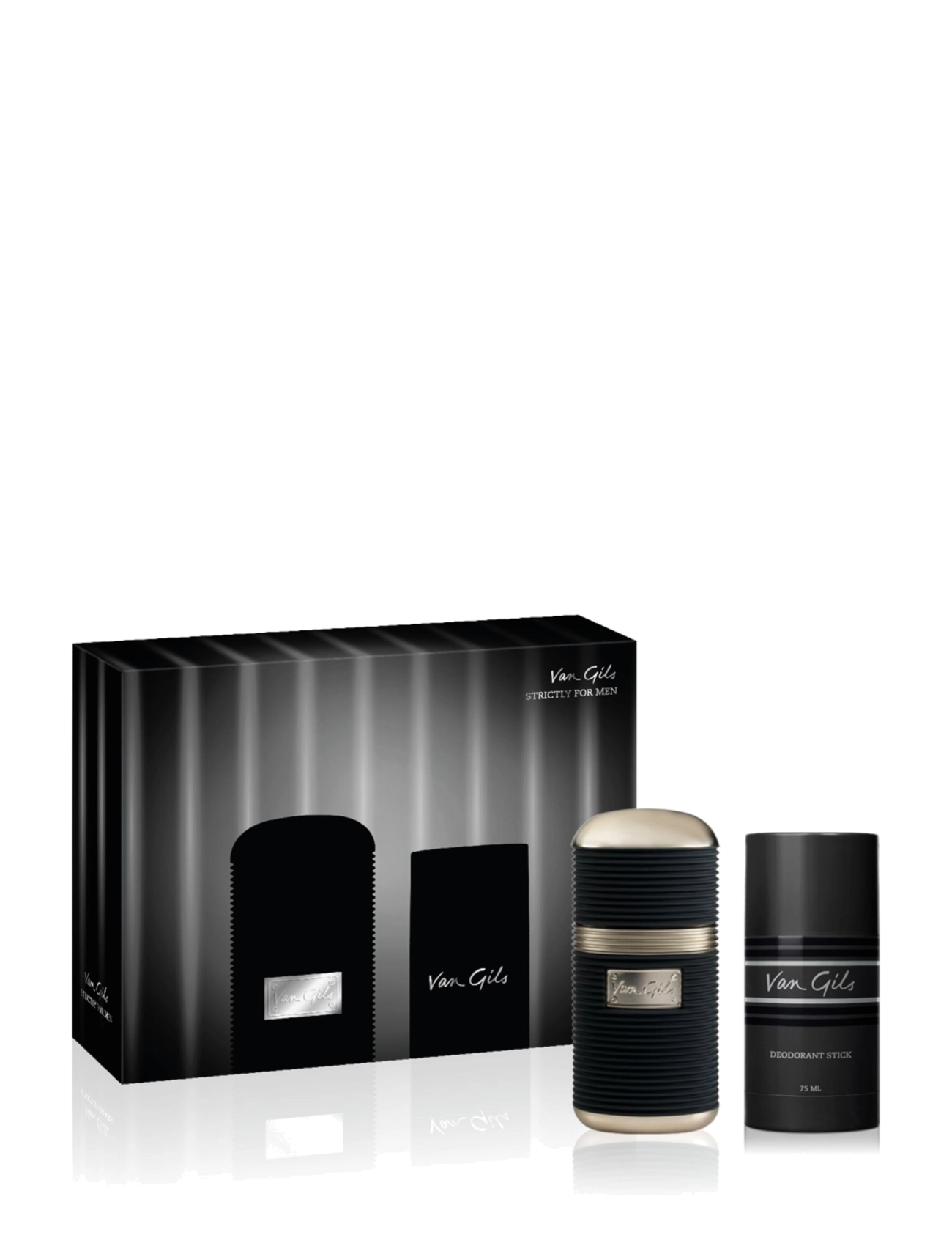 Van Gils Strictly For Men Set w. edt 30 ml/deo stick 75 ml 105 ml - Parfumer - null / undefined
