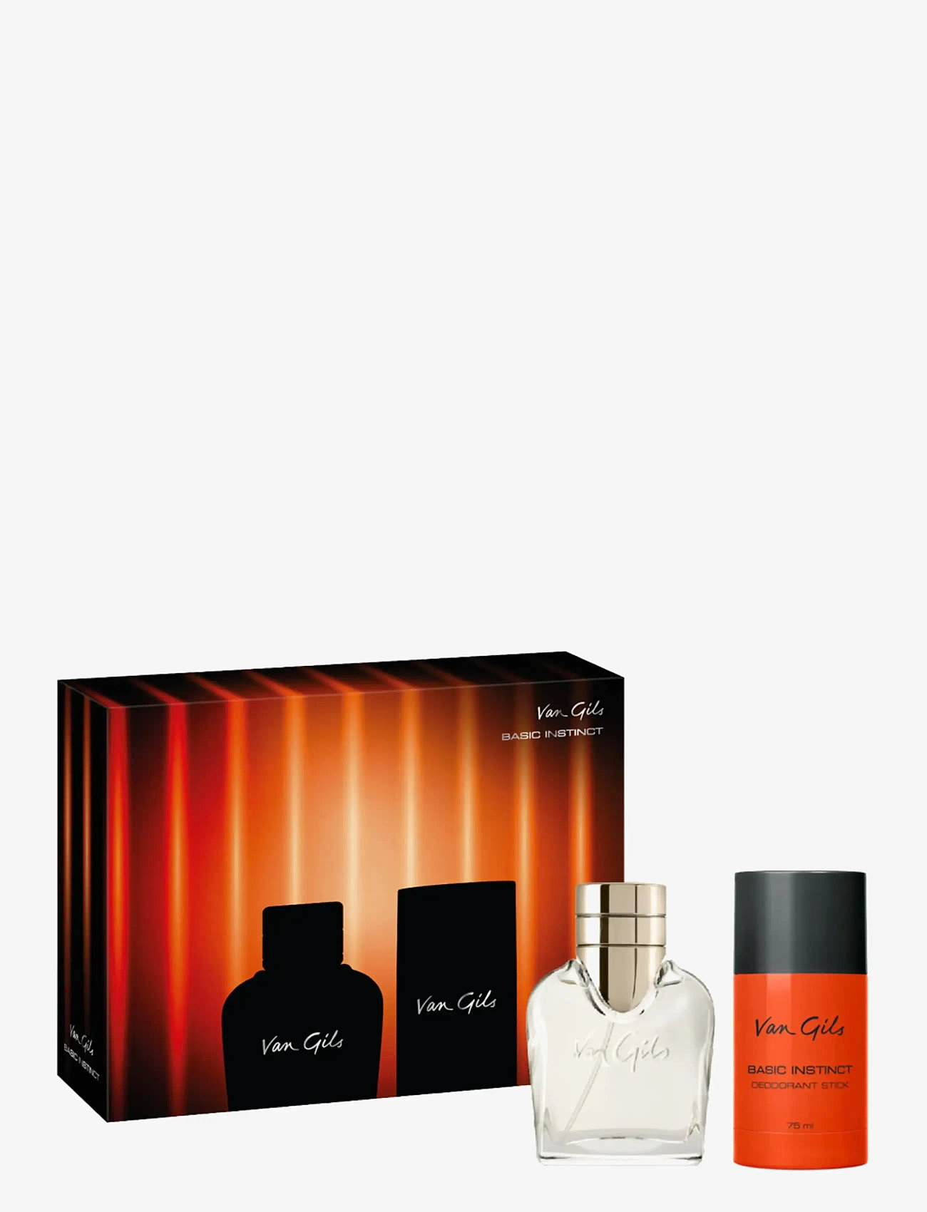 Van Gils - Basic Instinct Set w. edt 40 ml + deo stick 75  ml 115 ml - giftset - clear - 0