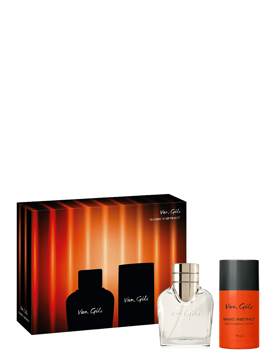 Van Gils - Basic Instinct Set w. edt 40 ml + deo stick 75 ml 115 ml - gåvoset - clear - 0