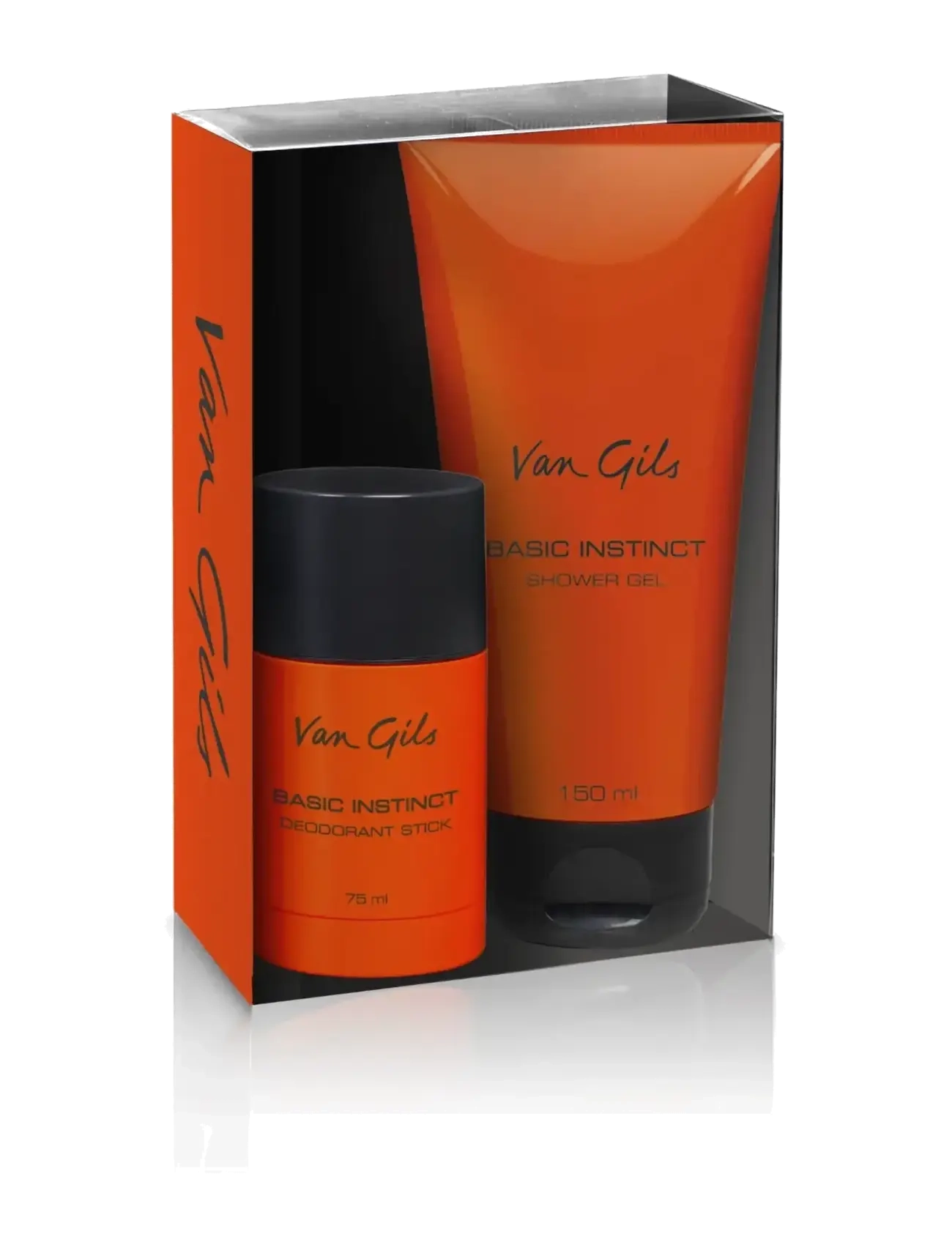 Van Gils Basic Instinct Set W. Deo Stick 75 Ml + Shower Gel 150 Ml 225 Ml, Badekar og bruser, Nude, Str: 225ML