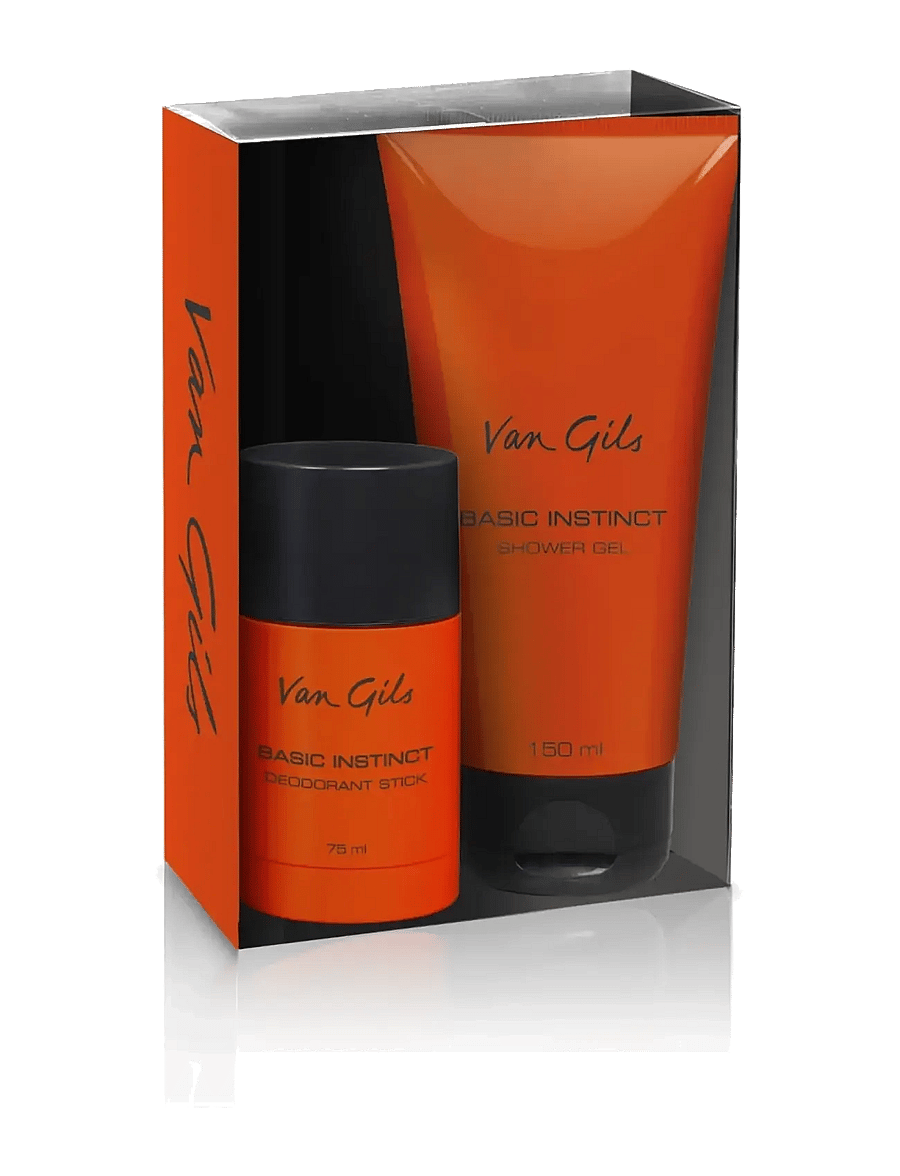 Van Gils - Basic Instinct Set w. deo stick 75 ml + shower gel 150 ml 225 ml - giftset - clear - 0