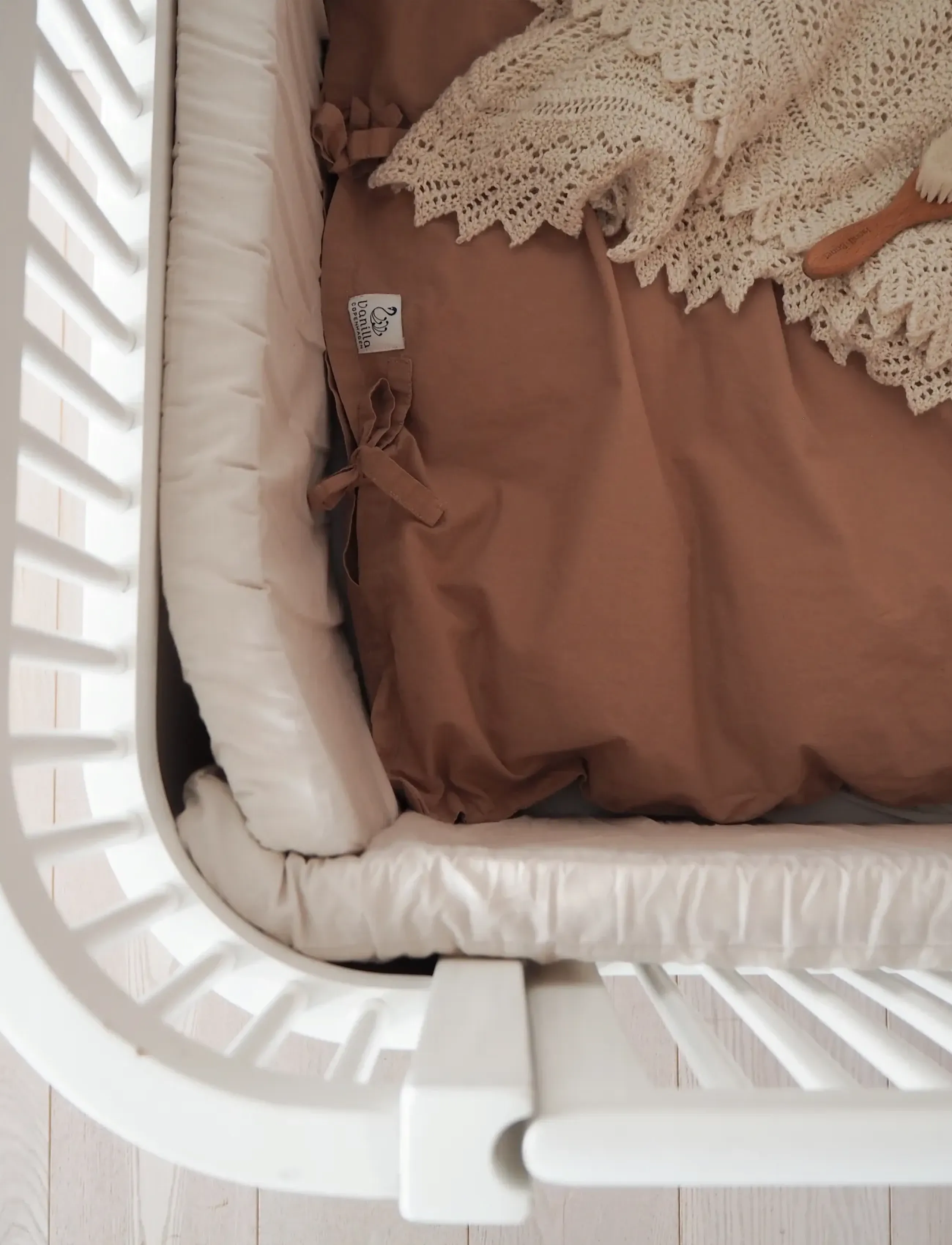 Vanilla Copenhagen Sengerand Oyster Grey, 30X 340X 4 cm, Sleep Time, Creme - Bed Accessories, Kinder