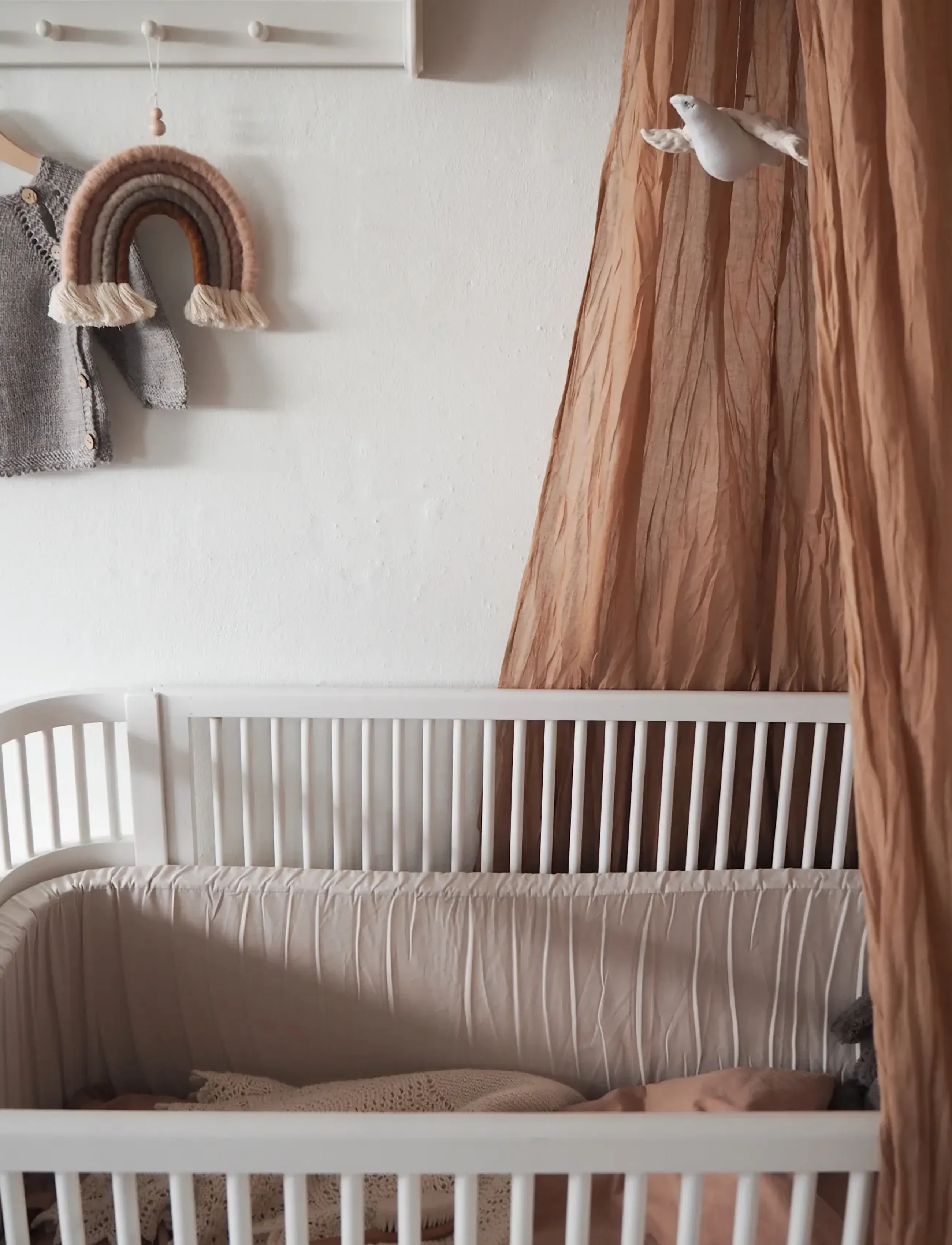Vanilla Copenhagen - Bed Bumper Cot - Oyster Grey - voodipehmendused - oyster grey - 3