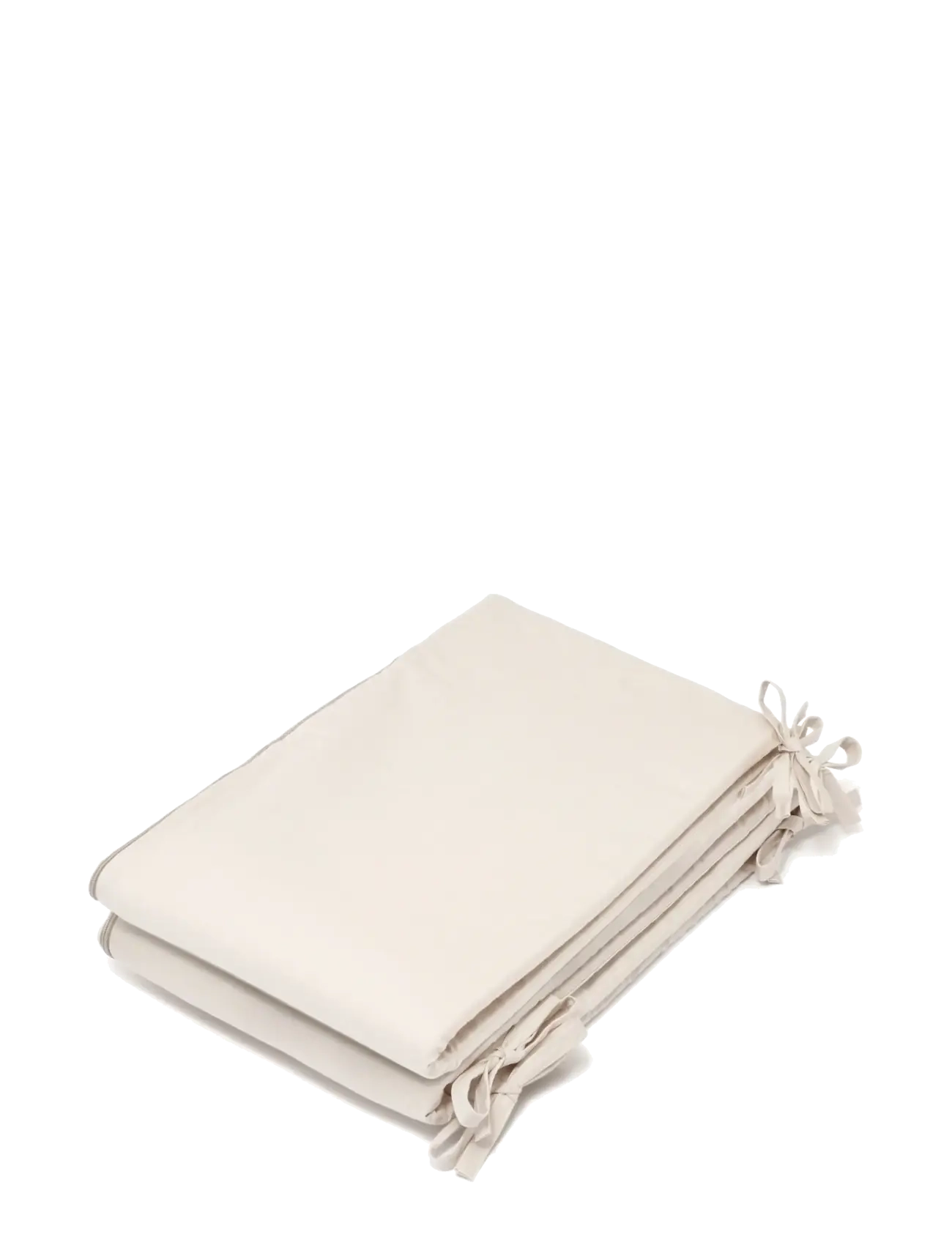 Vanilla Copenhagen Bed Bumper Side By Side - Oyster Grey - Baby products - OYSTER GREY / cream