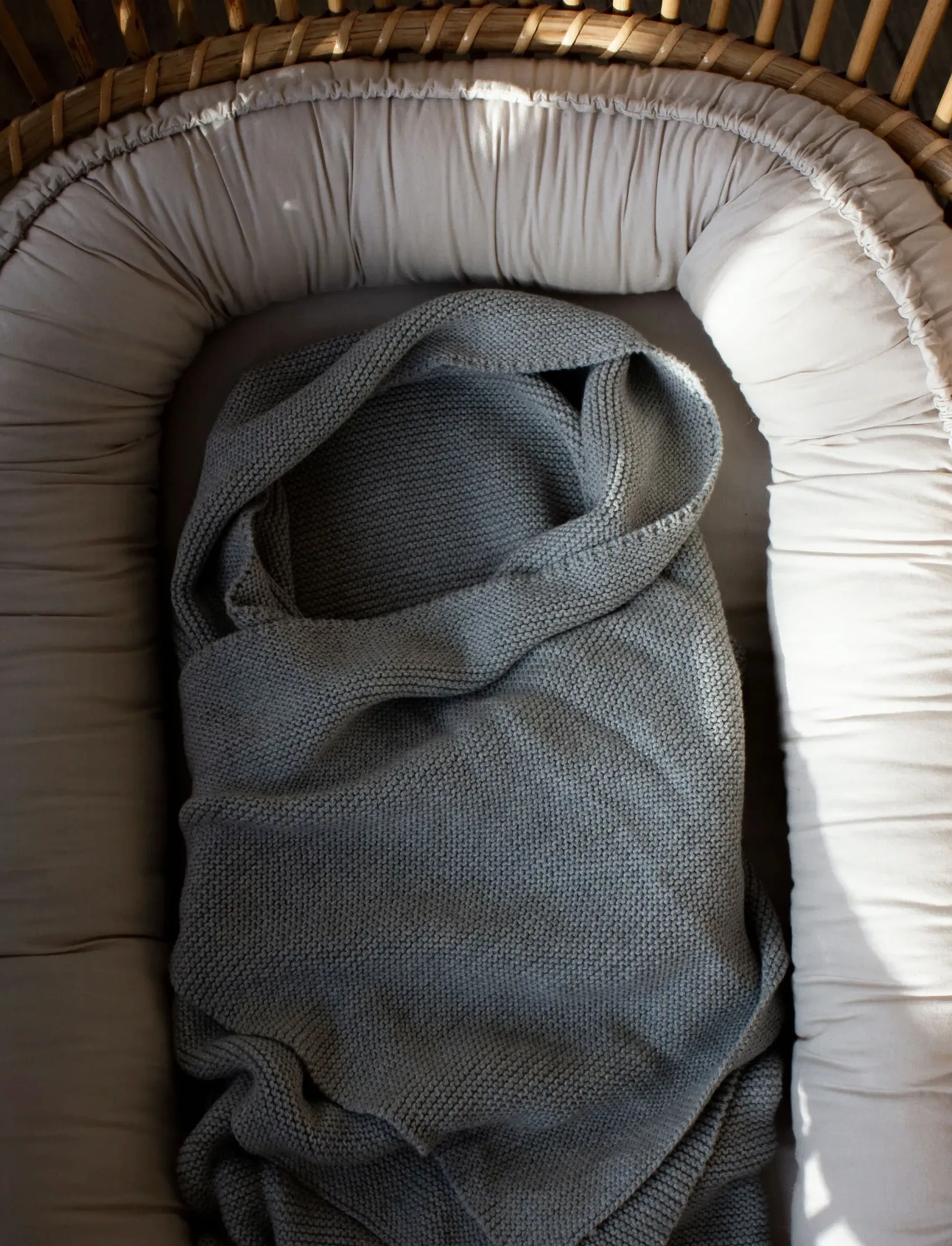 Vanilla Copenhagen Babynest Oyster Grey, Børn, Babynest, Cream, Str: 85X 50X 10CM
