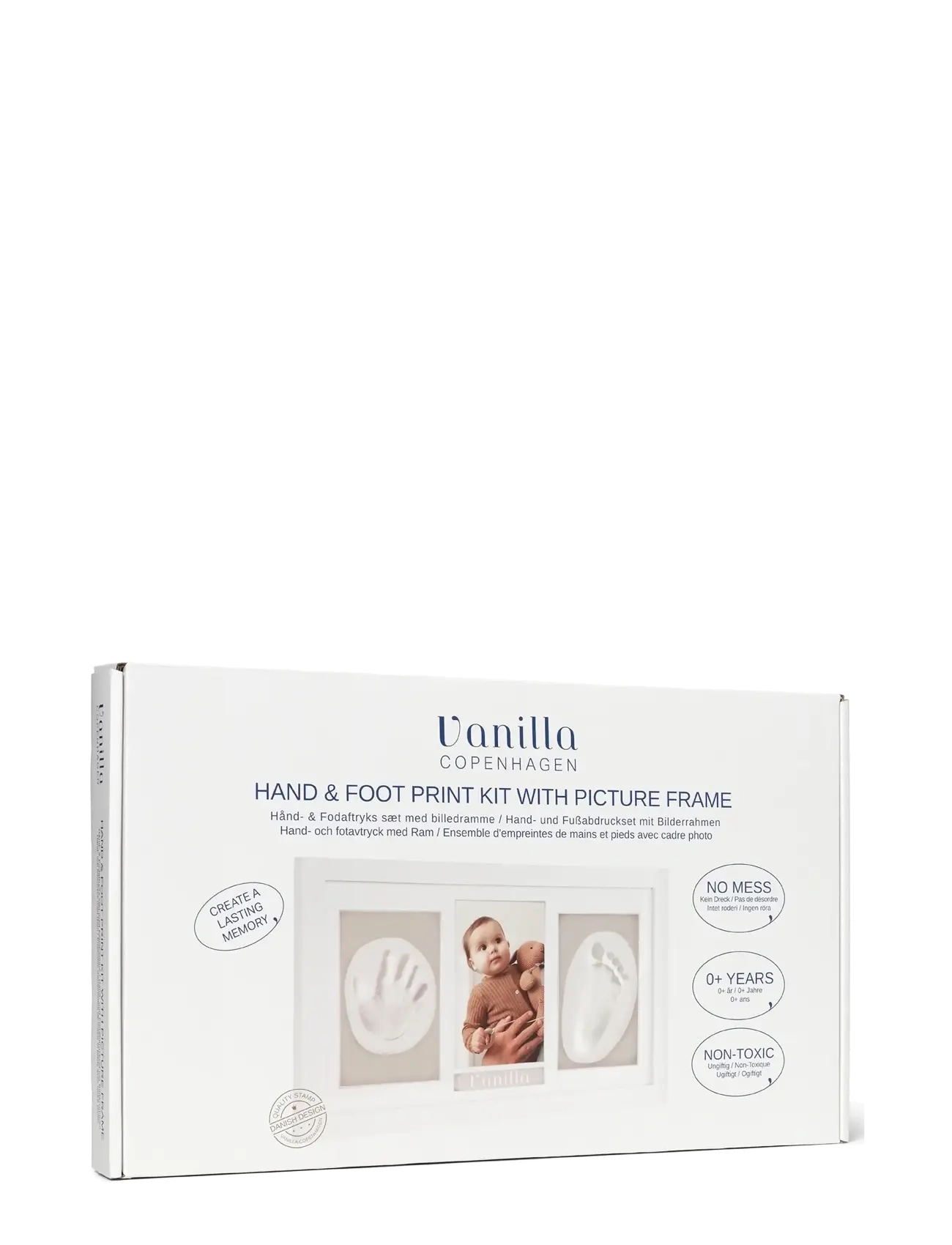 Vanilla Copenhagen - Hand & Foot Print - Frame - Big - knutselset - white - 2