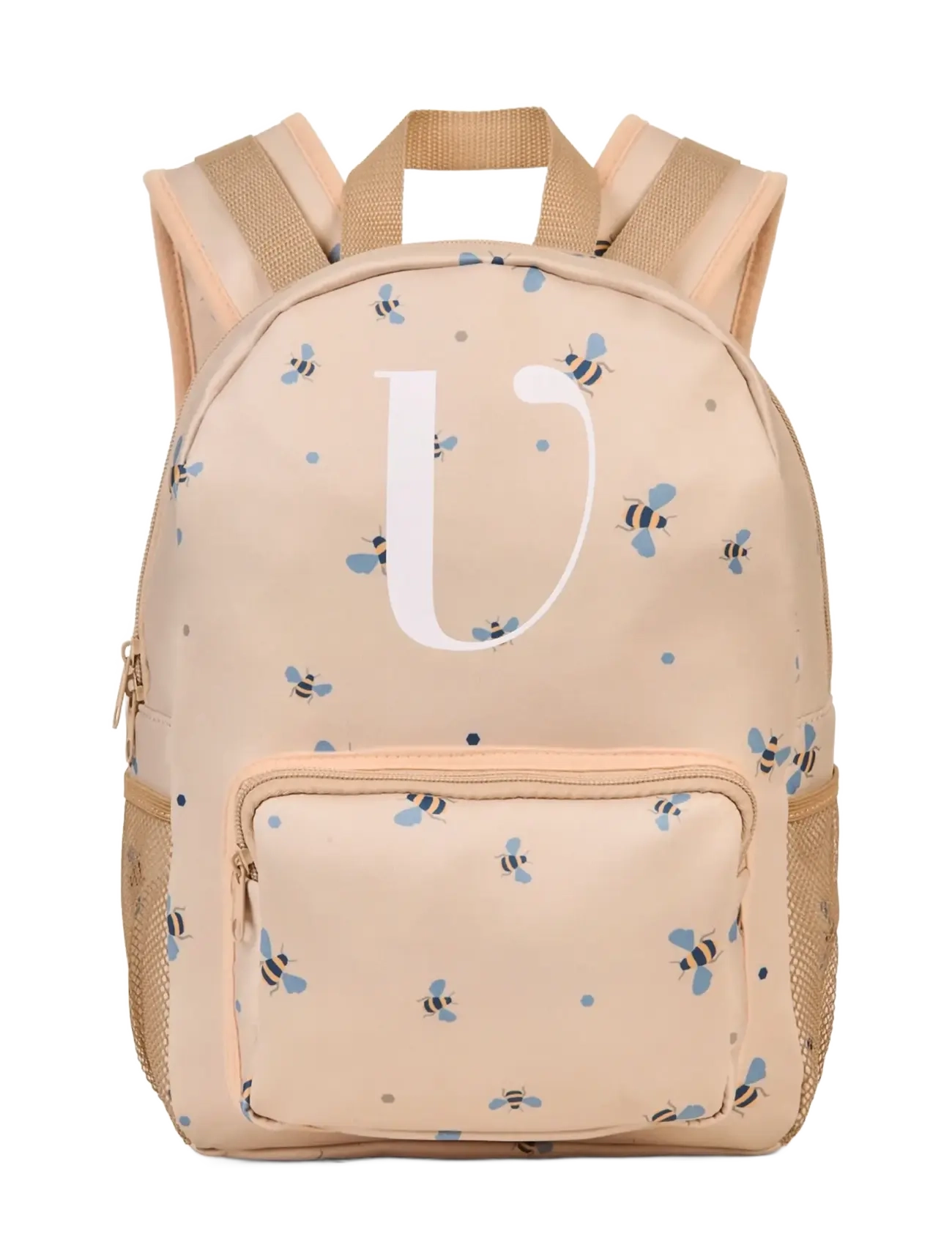 Vanilla Copenhagen Børnerygsæk Honeybee Happy, 34X 24X 12 cm, Bags, Beige - Backpacks, Kinder