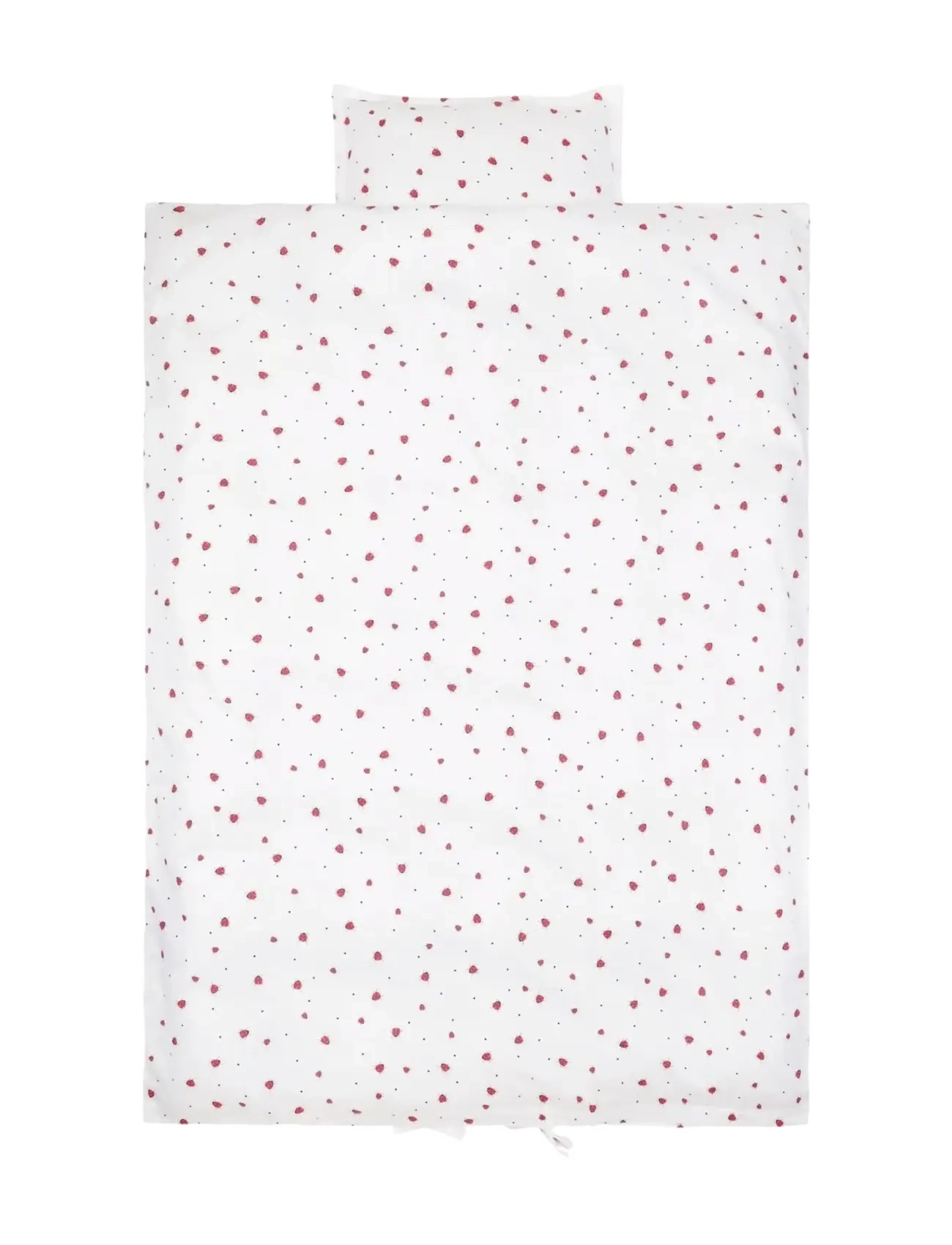 Vanilla Copenhagen Sengetøj - Baby - Lady Lovebug - App deal - MILK / white