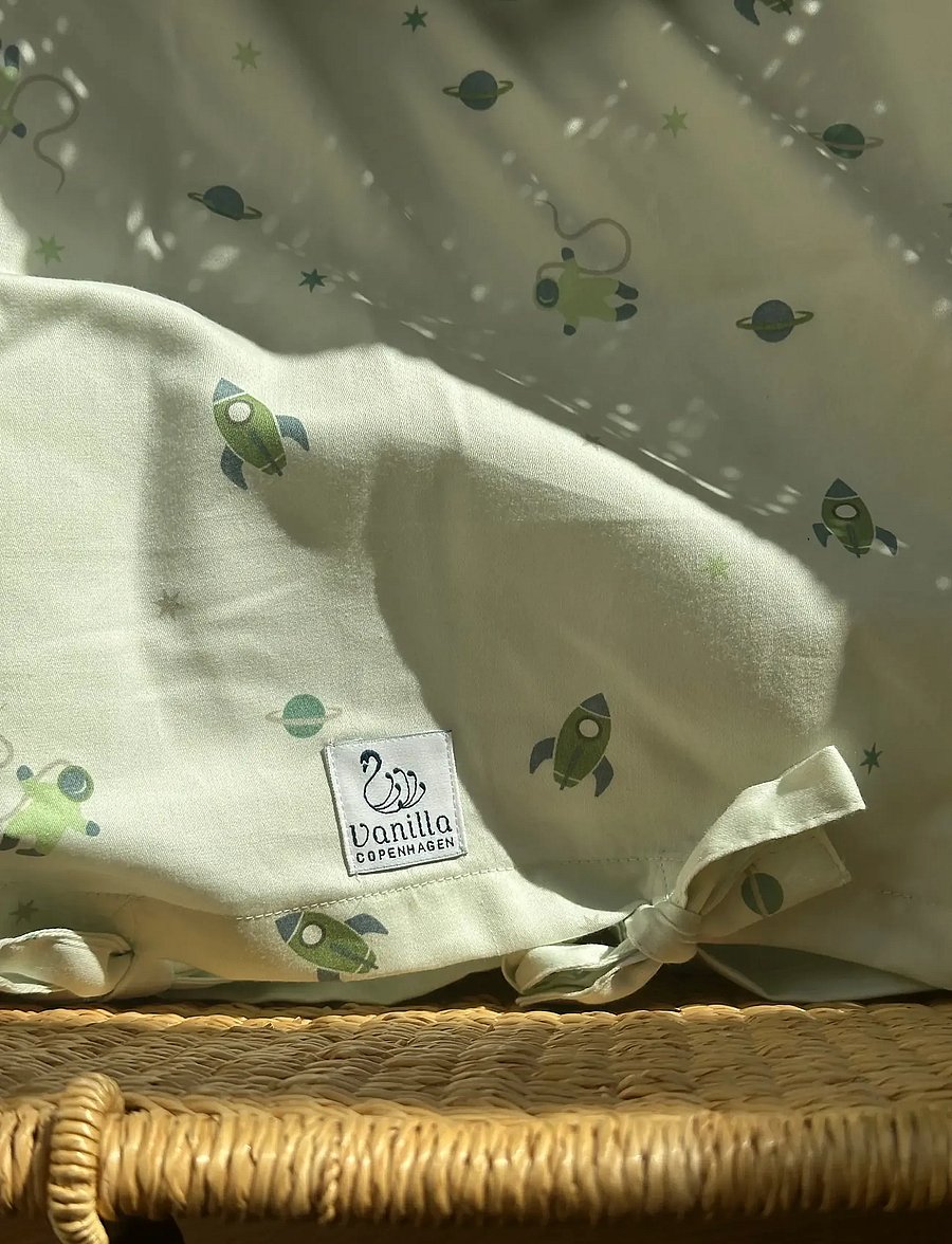Vanilla Copenhagen - Bedding Baby - Space - fern - 0