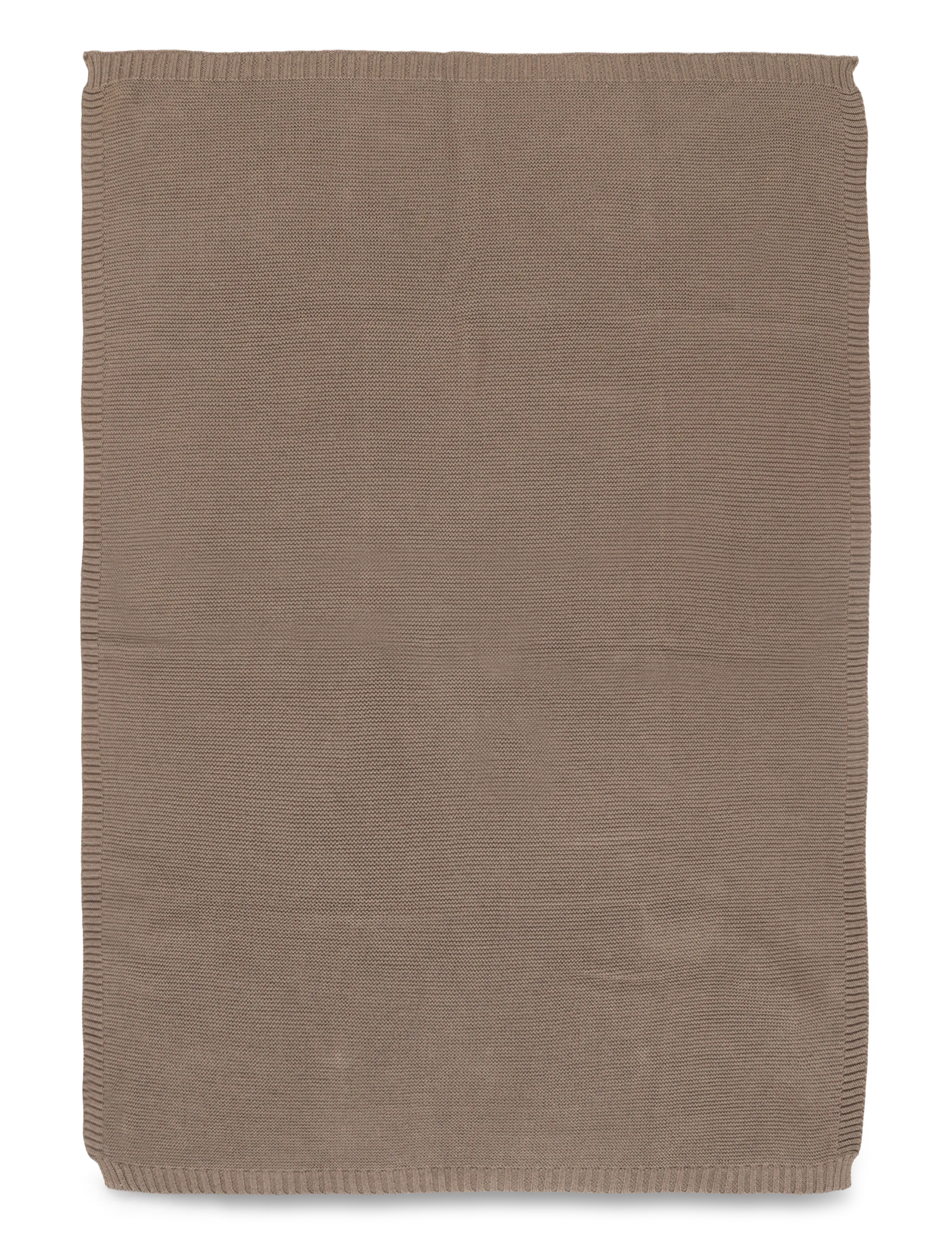 Vanilla Copenhagen Strikket Babytæppe Wood, 70X 100 cm, Baby Sleep, Braun - Cuddle Blankets, Kinder
