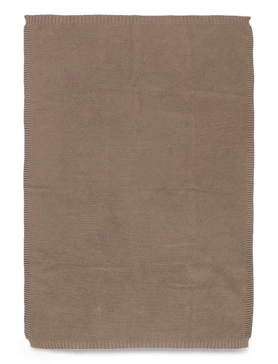 Vanilla Copenhagen - Knitted Blanket - Wood - schmusetuch - wood - 0