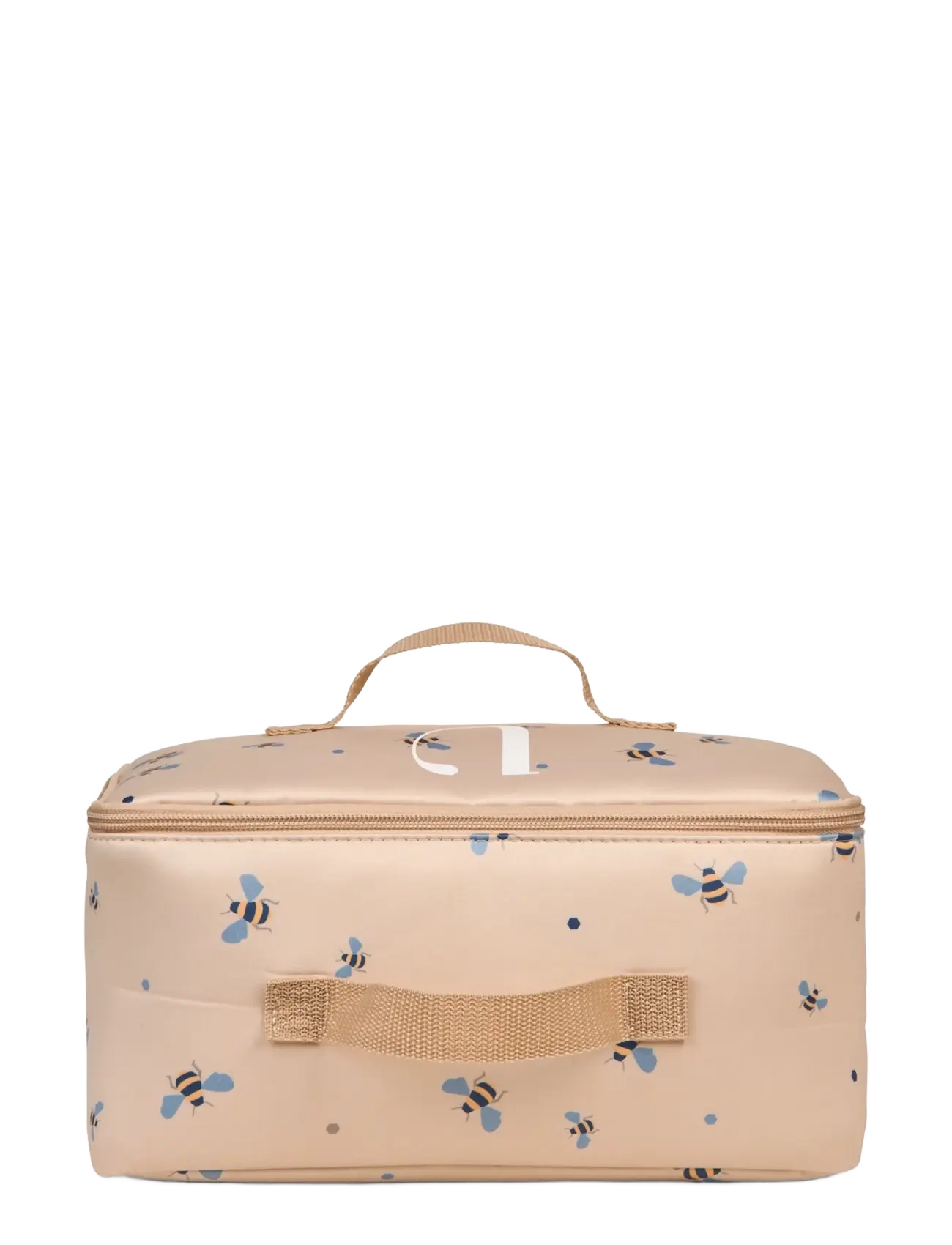 Vanilla Copenhagen Cooler Lunch Bag - Honeybee Happy - Lastetuba - BEIGE / beige