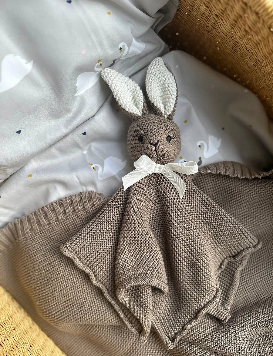 Vanilla Copenhagen - Cuddle Cloth Rabbit - Wood - schmusetuch - wood - 2