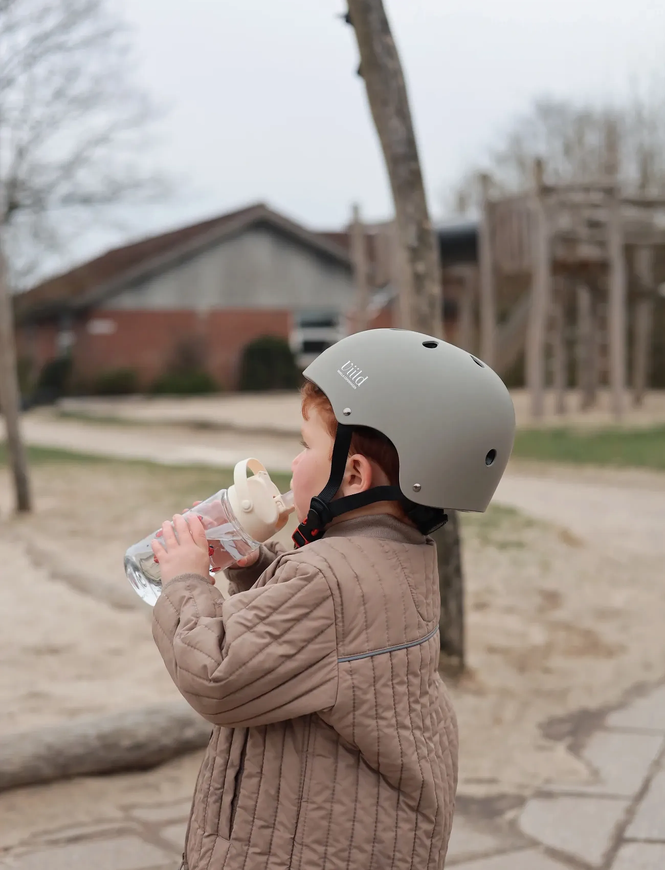 Vanilla Copenhagen Cykelhjelm Cozy Grey M (54-59 Cm), 54/59 cm, Outdoor Spielzeug, Grau - Helmets & Protection, Kinder