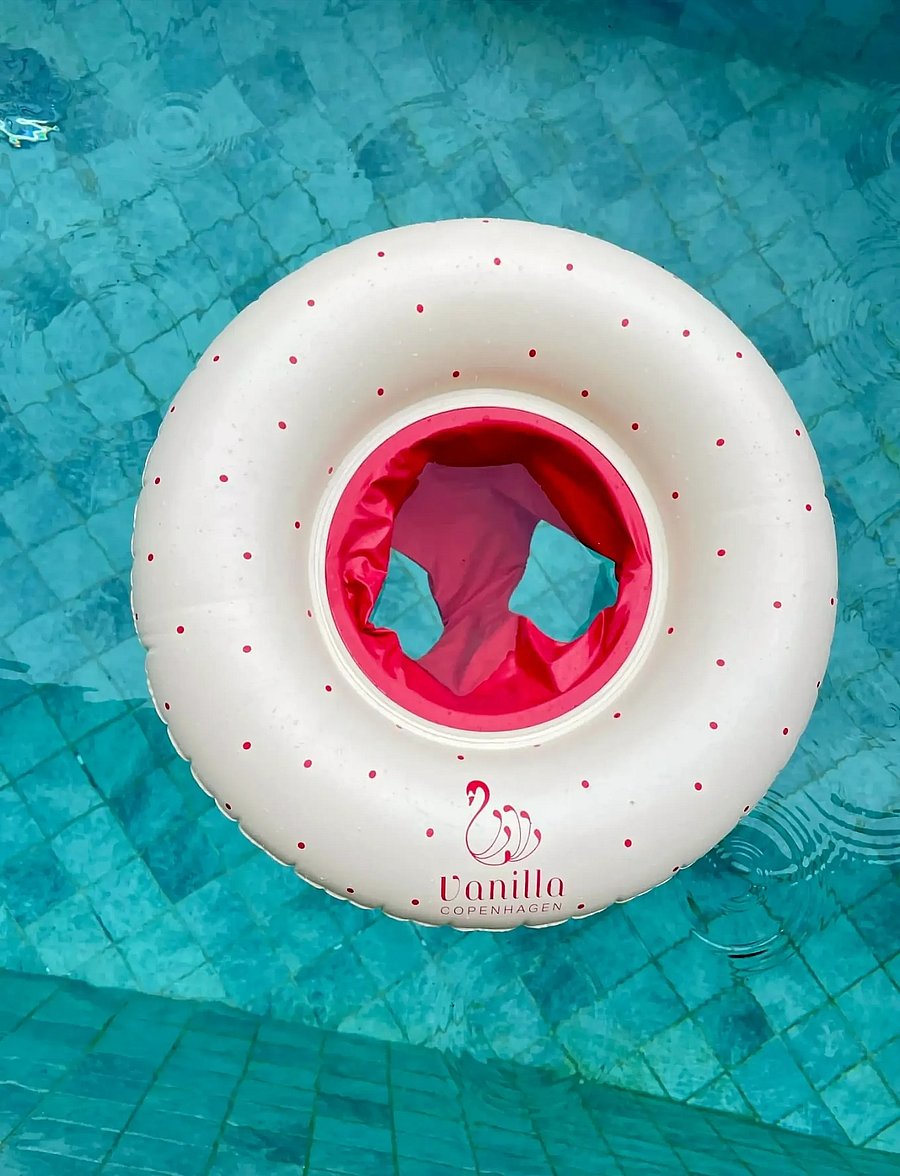 Vanilla Copenhagen - Baby Float - Berry - Dots - berry - 0