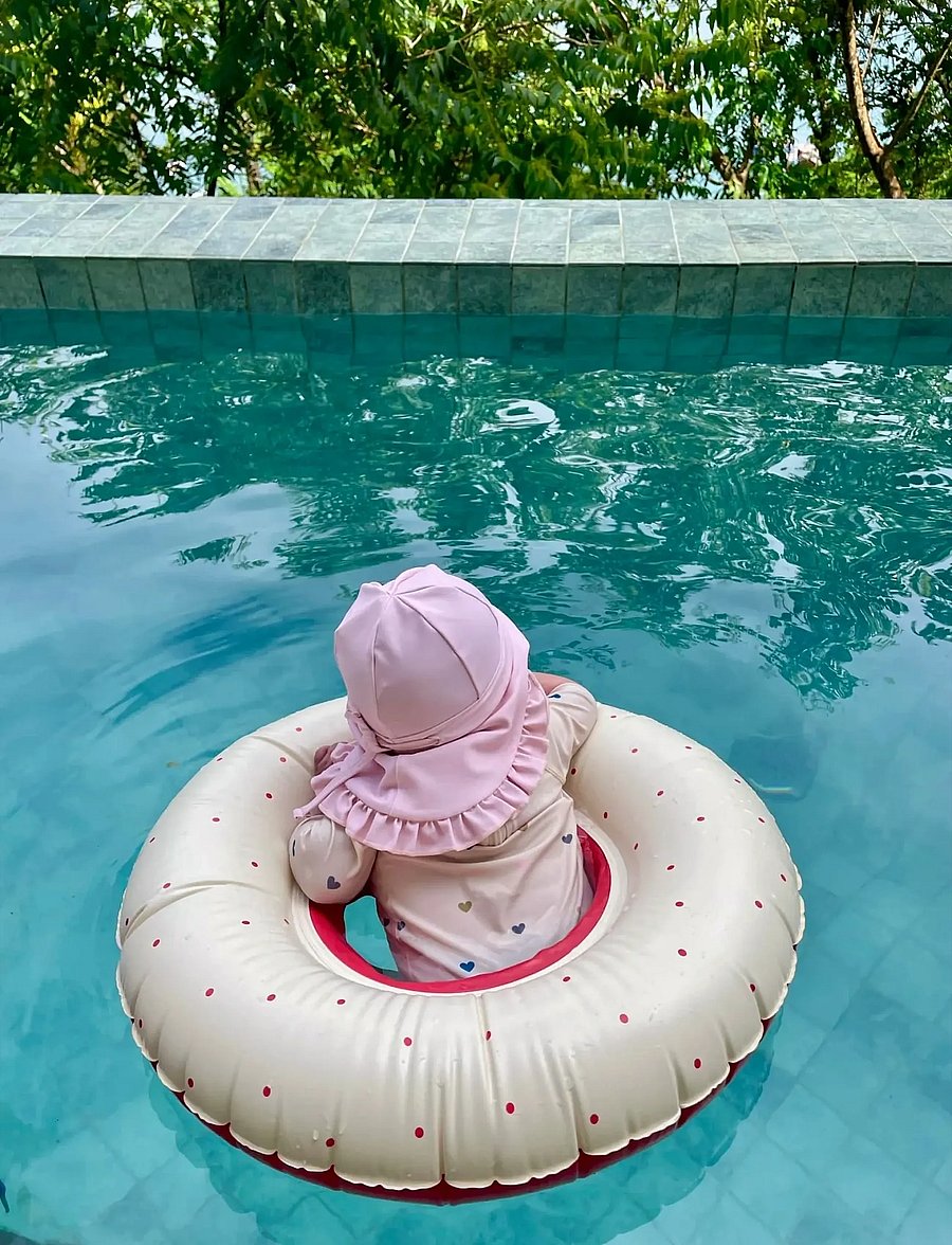 Vanilla Copenhagen - Baby Float - Berry - Dots - berry - 3