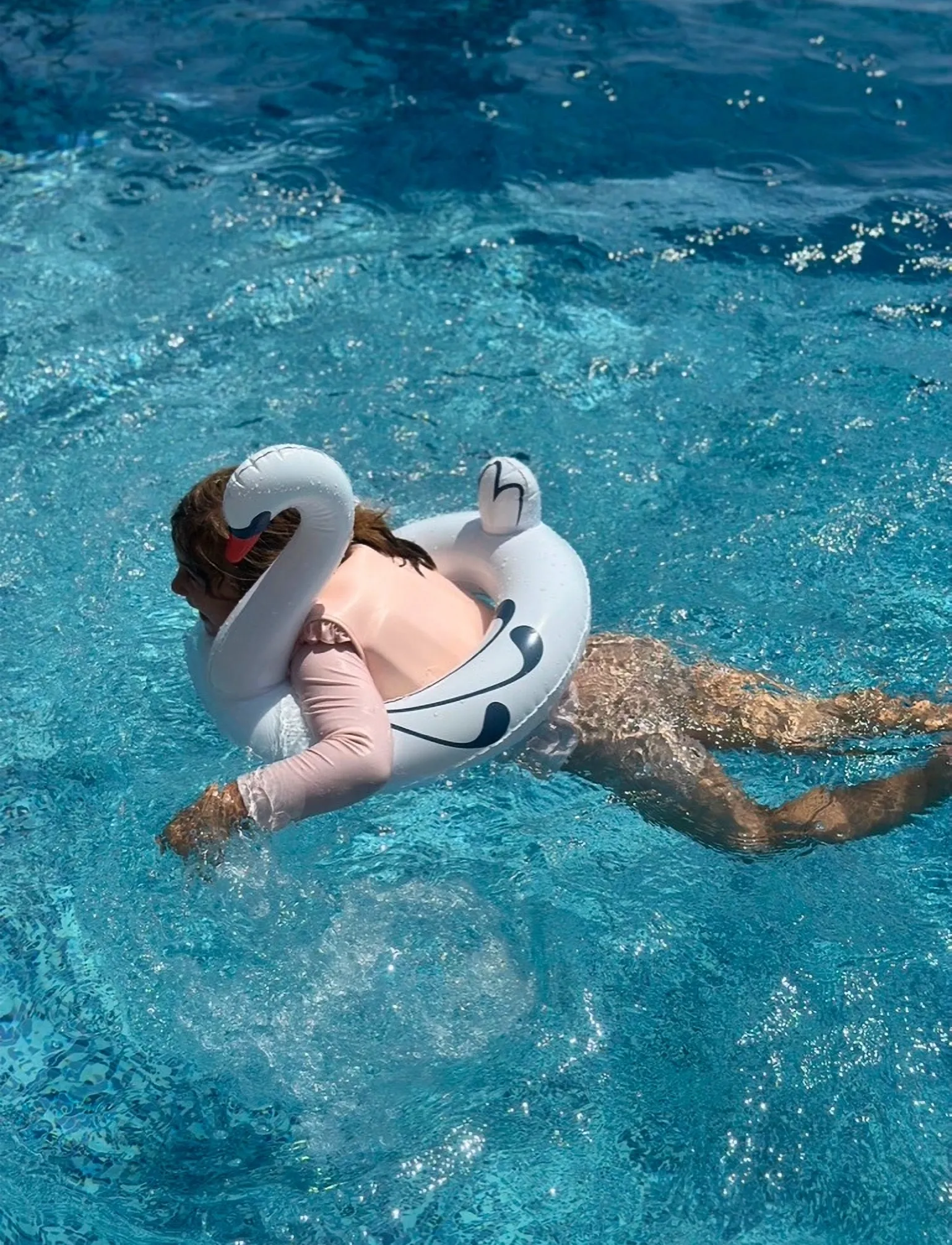 Vanilla Copenhagen Badering Swan, Ø55 cm/INFLATED, Water Spielzeug, Weiß - Swim Rings, Kinder