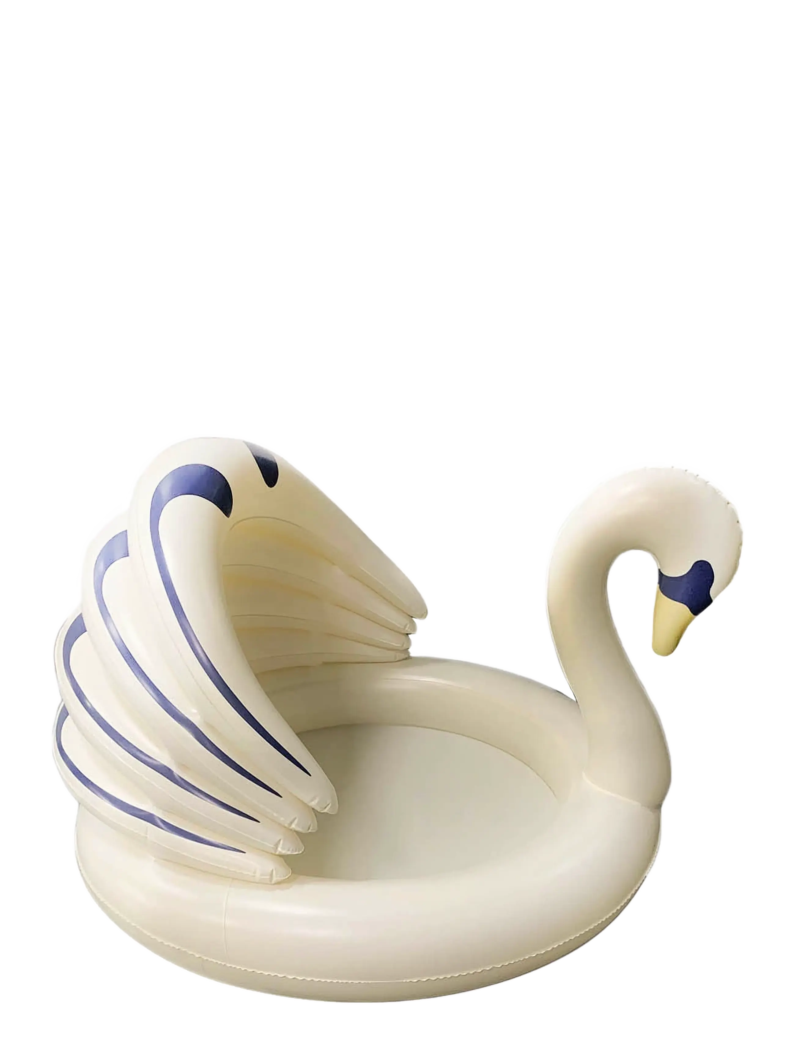 Vanilla Copenhagen Kids Pool With Shade - Swan - Vattenleksaker - MILK / yellow