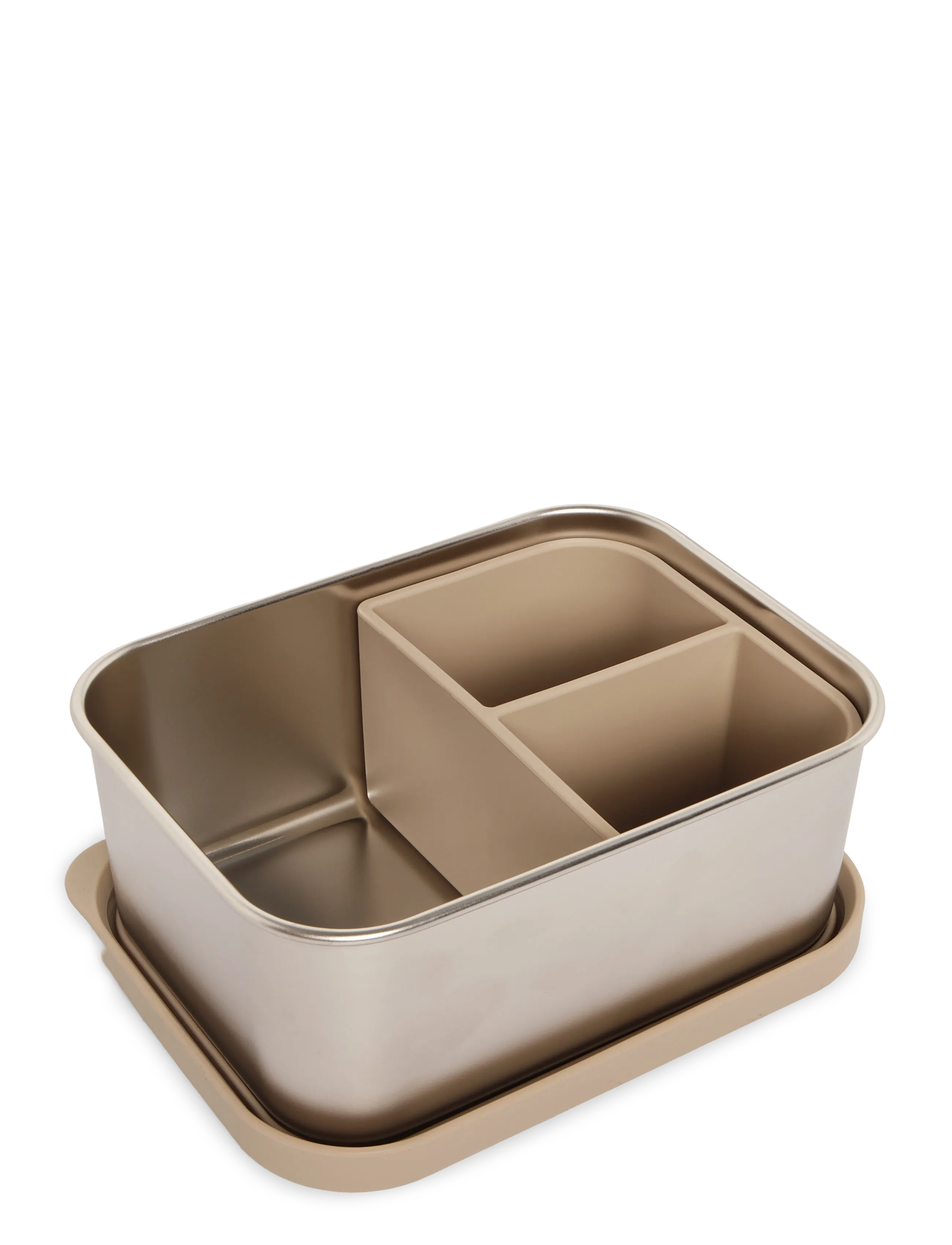 Vanilla Copenhagen - Madkasse – rustfrit stål – Space - madkasser - beige - 1