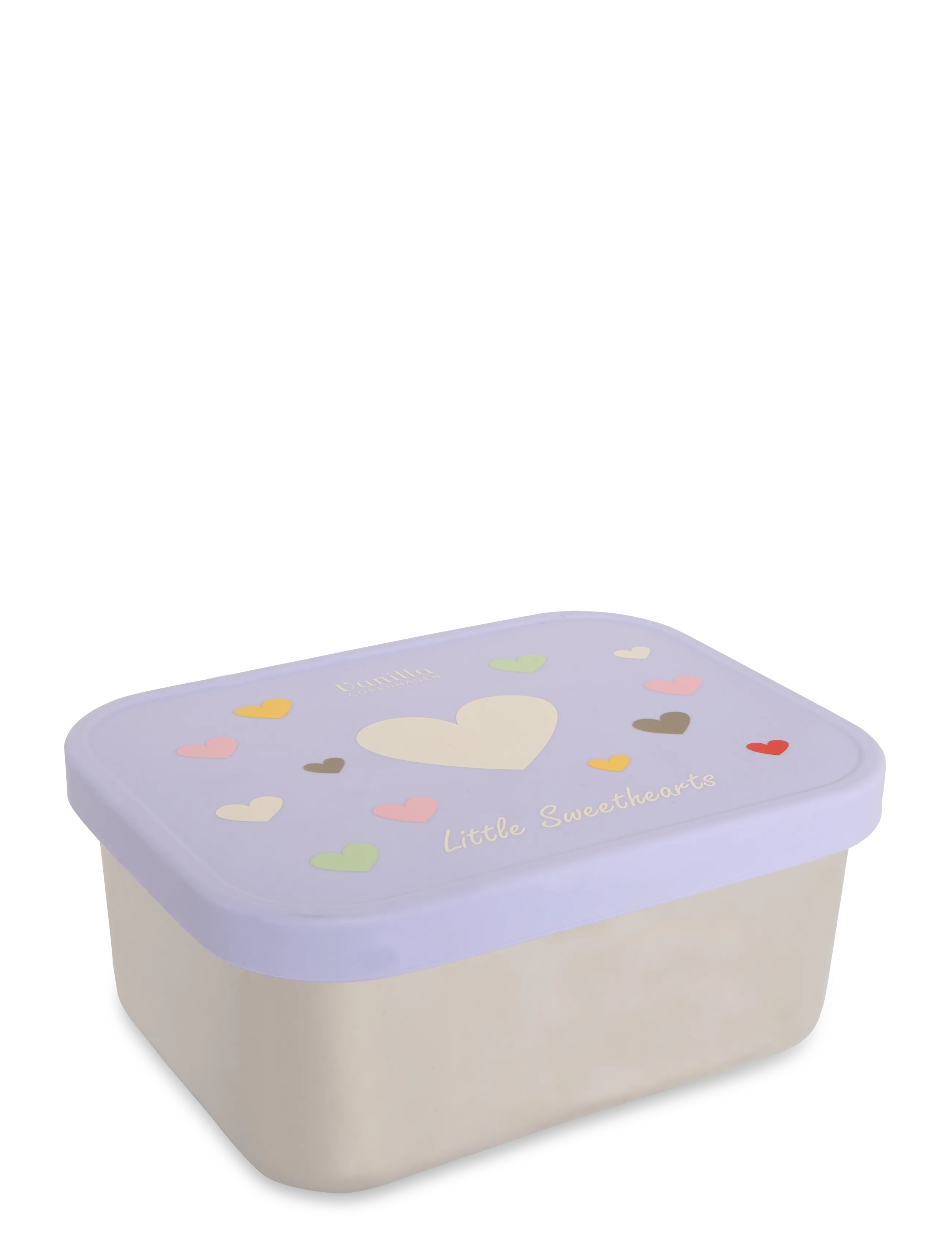 Vanilla Copenhagen Madkasse – Rustfrit Stål – Hearts, 1000 ml, Purple, Måltidstid > Madkasser, Børn