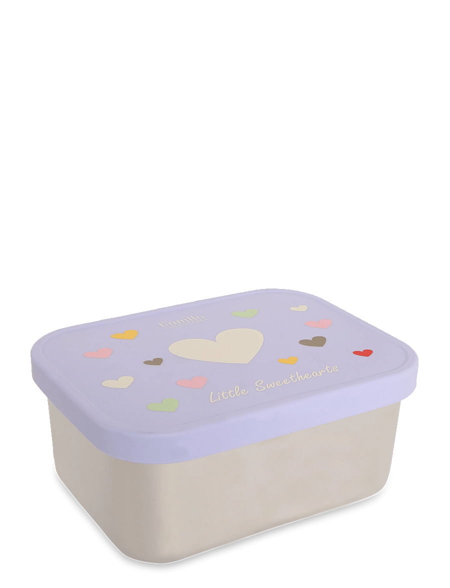 Vanilla Copenhagen - Lunch Box – Stainless Steel – Hearts - toidukarbid - lavender - 0
