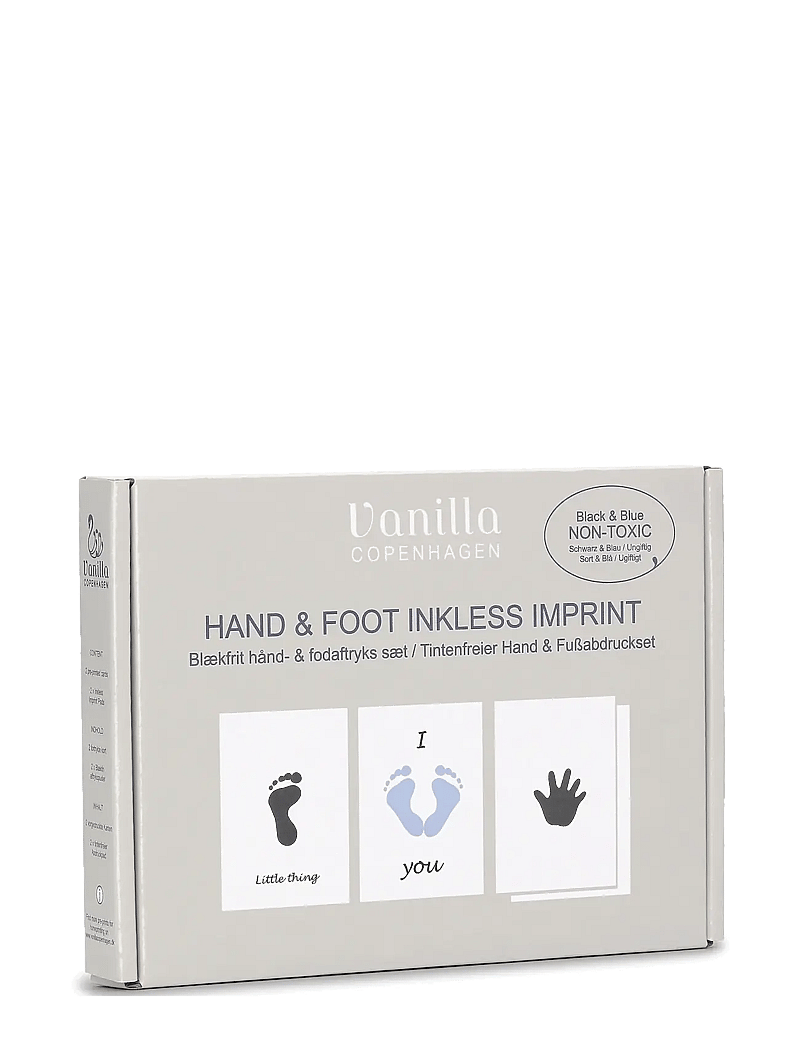 Vanilla Copenhagen - Hand & Foot Inkless Pads - Blue-Black - schwangerschaftsprodukte - black - blue - 2