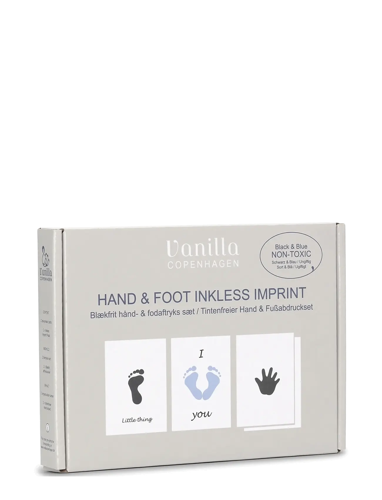Vanilla Copenhagen - Hand & Foot Inkless Pads - Blue-Black - mein erstes jahr - black - blue - 2
