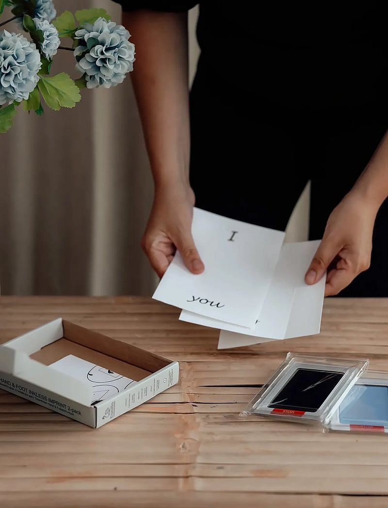 Vanilla Copenhagen - Hand & Foot Inkless Pads - Blue-Black - schwangerschaftsprodukte - black - blue - 4