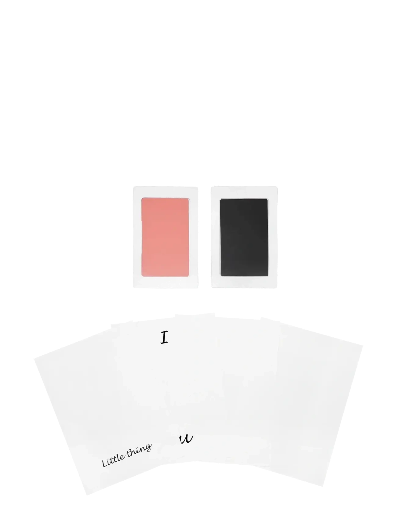 Vanilla Copenhagen - Hand & Foot Inkless Pads - Pink-Black - mina första år - black - pink - 2