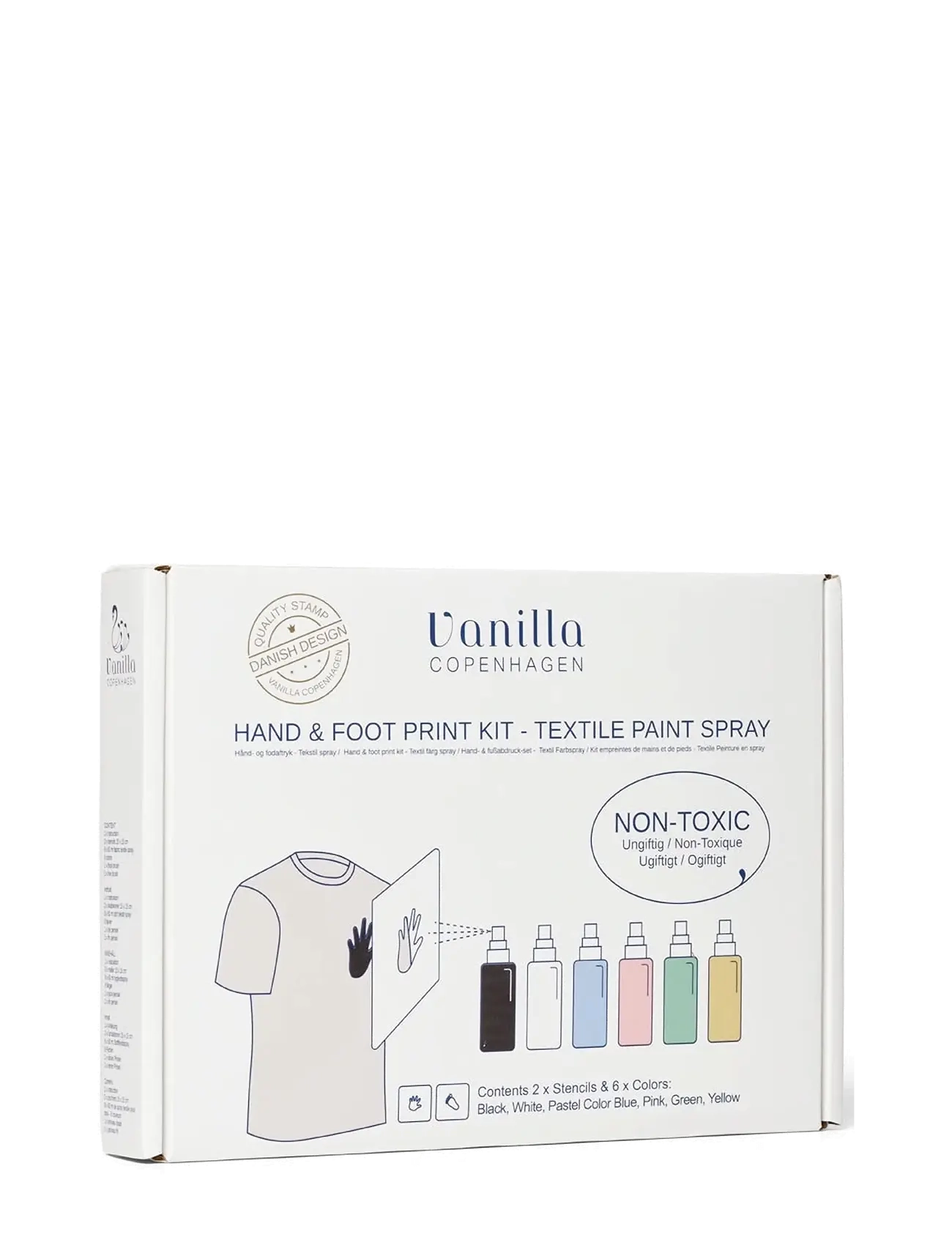 Vanilla Copenhagen Hånd og fodaftryk - Tekstil spray - App deal - MULTI / white