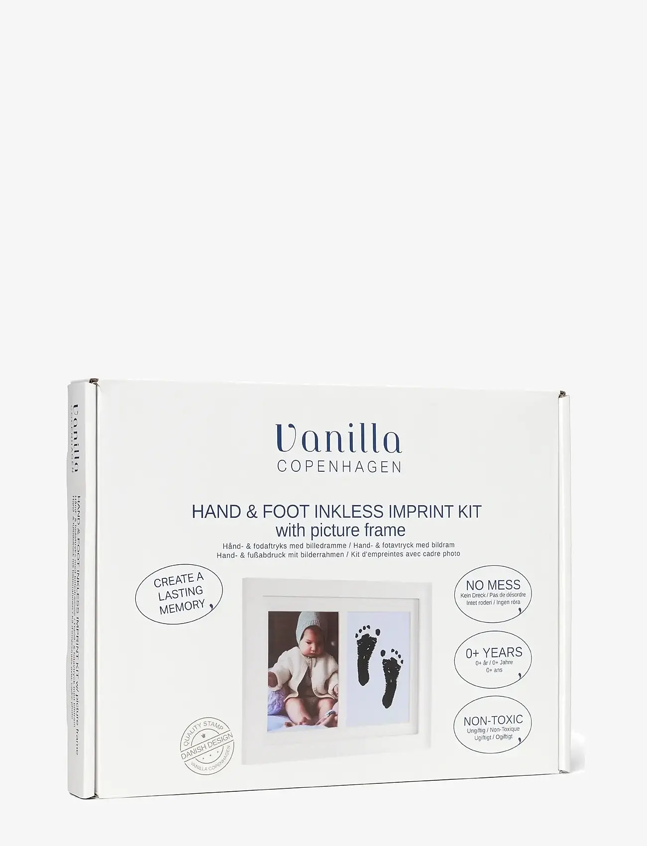 Vanilla Copenhagen - Hånd og fodaftryk - Stempel & billedramme - black - 2