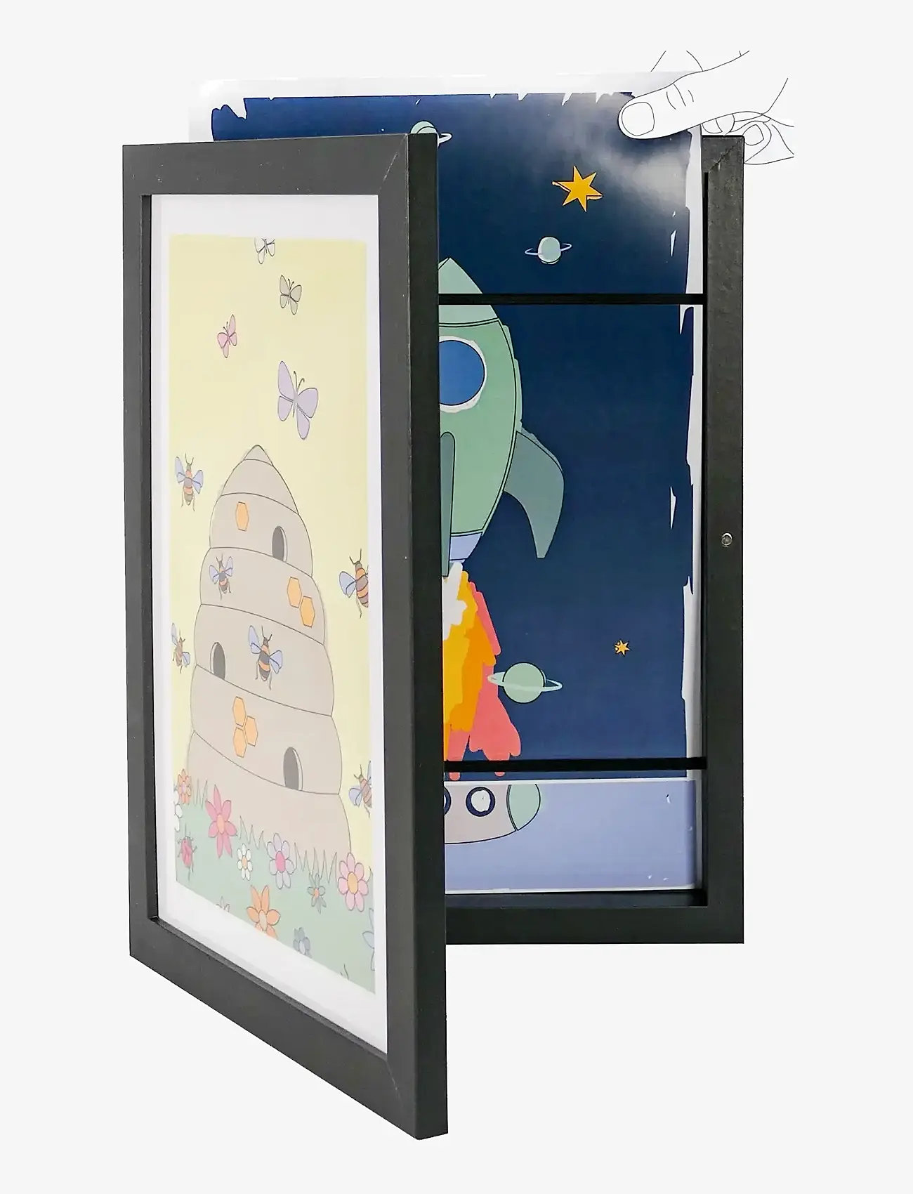 Vanilla Copenhagen - Gallery Frame - Black - picture frames - black - 1