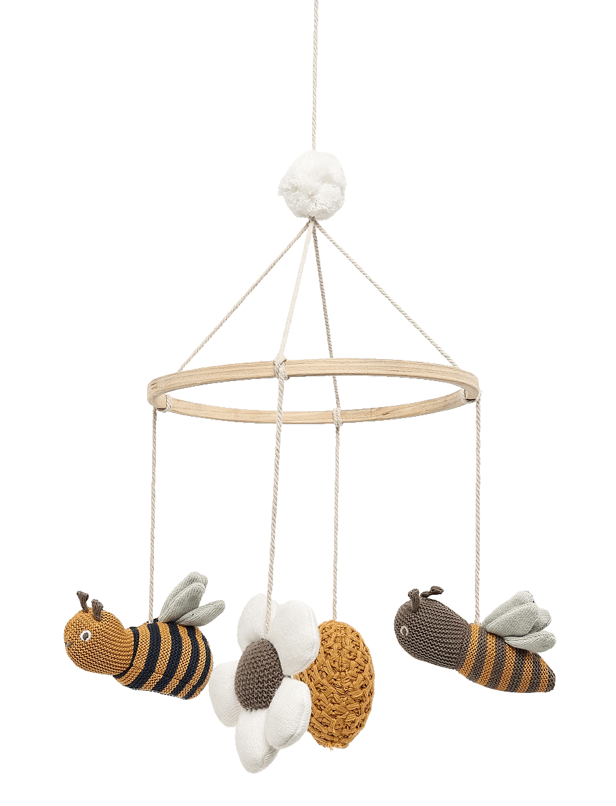 Vanilla Copenhagen - Mobile - Honeybee Happy - baby-mobiles - multi - 0