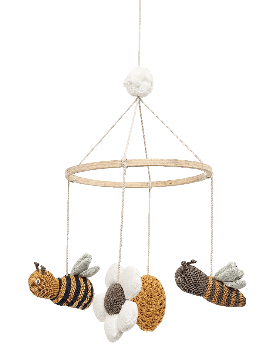 Vanilla Copenhagen - Mobile - Honeybee Happy - baby-mobiles - multi - 0