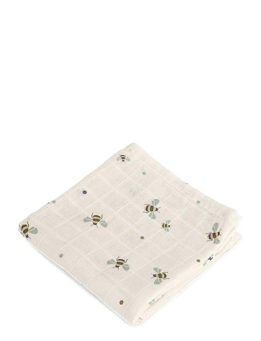 Vanilla Copenhagen - Muslins 6-pack - Honeybee Happy - mulltücher - milk, beige, rose - 3