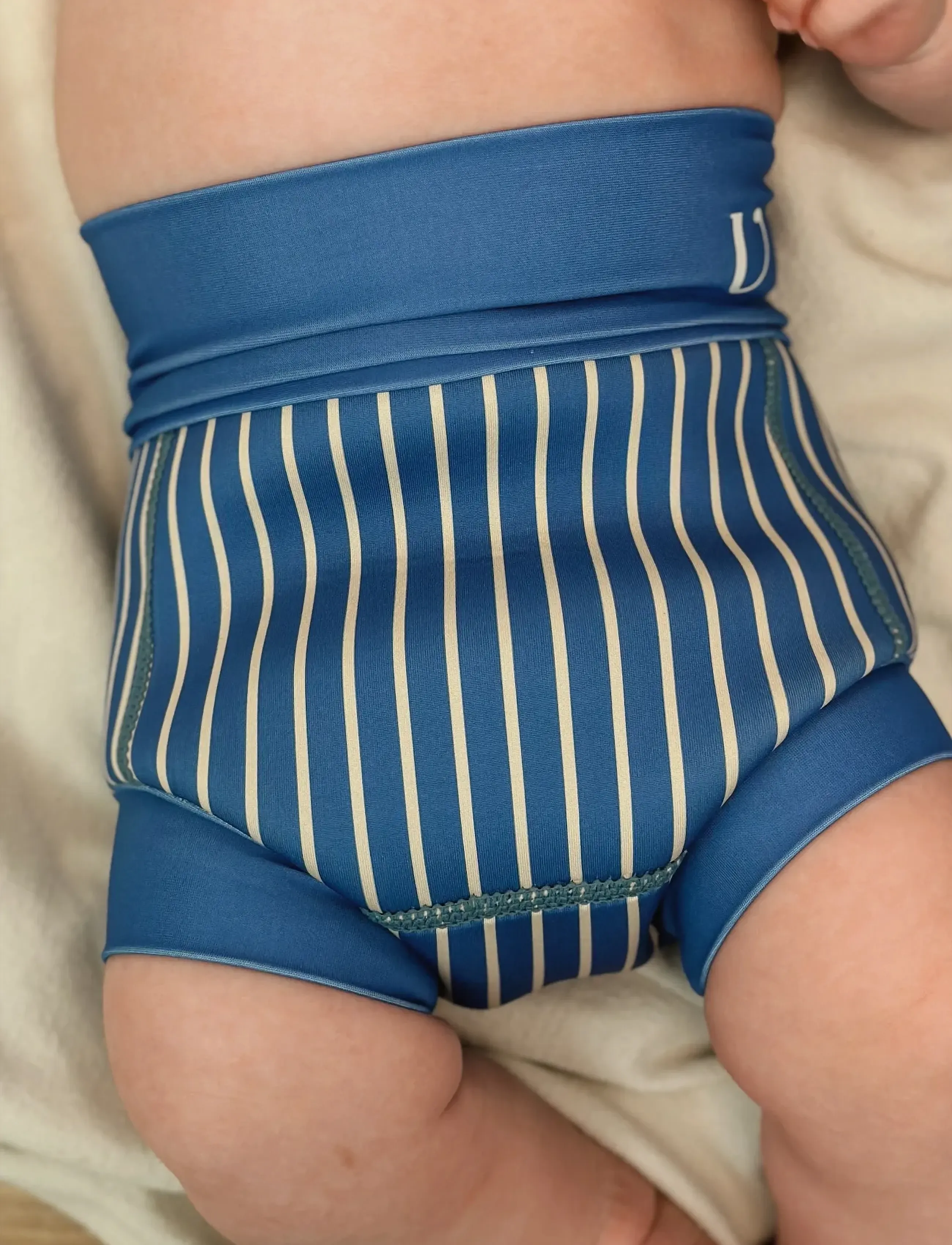 Vanilla Copenhagen - Swim Pants - Neoprene - Azure - Striped - schwimmwindeln - azure blue - 3