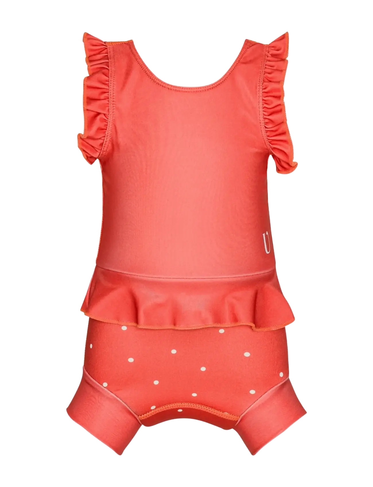 Vanilla Copenhagen Swimsuit - Neoprene - Berry - Dots - Badkläder - BERRY / coral