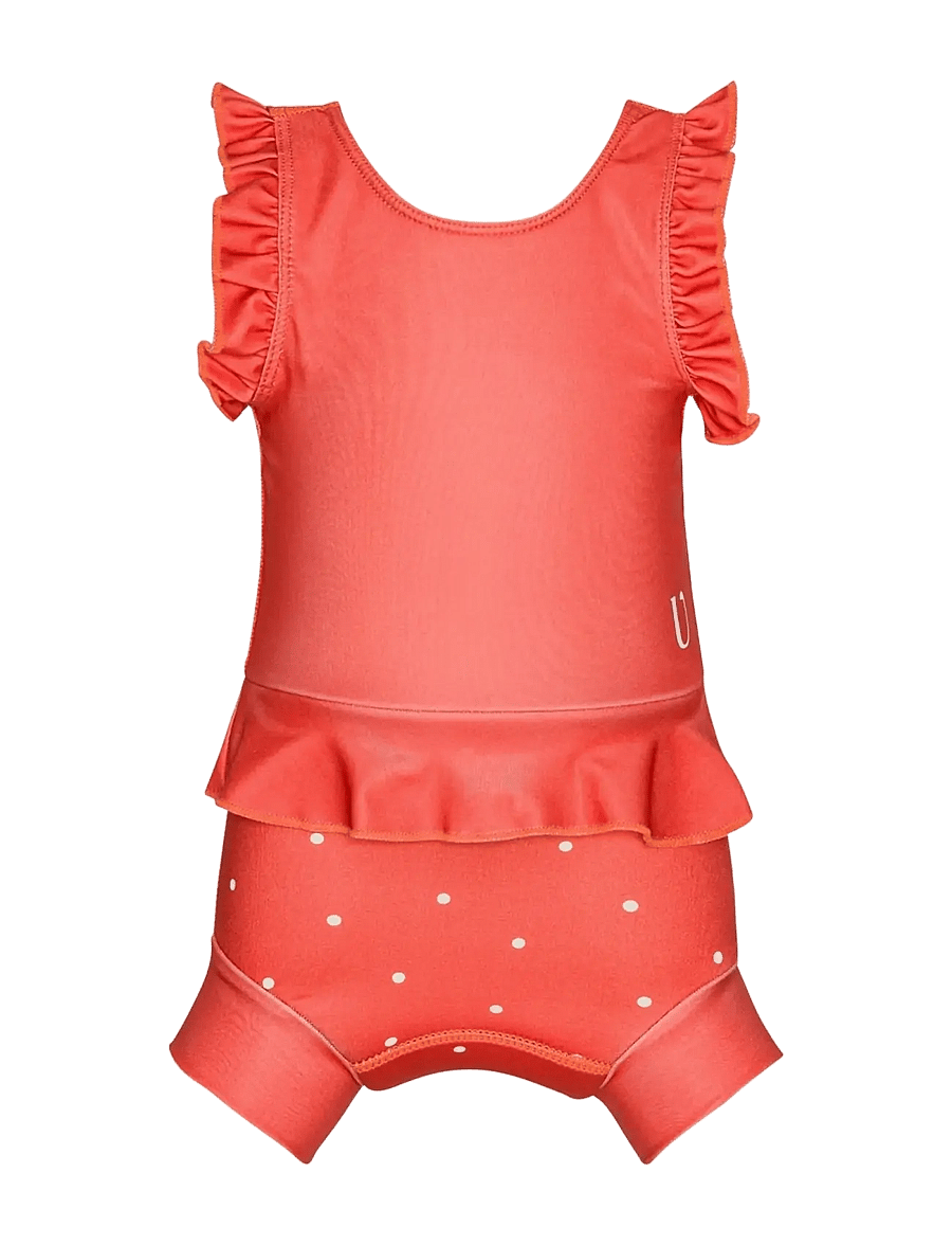 Vanilla Copenhagen - Swimsuit - Neoprene - Berry - Dots - apģērbs ar uv aizsardzību - berry - 1