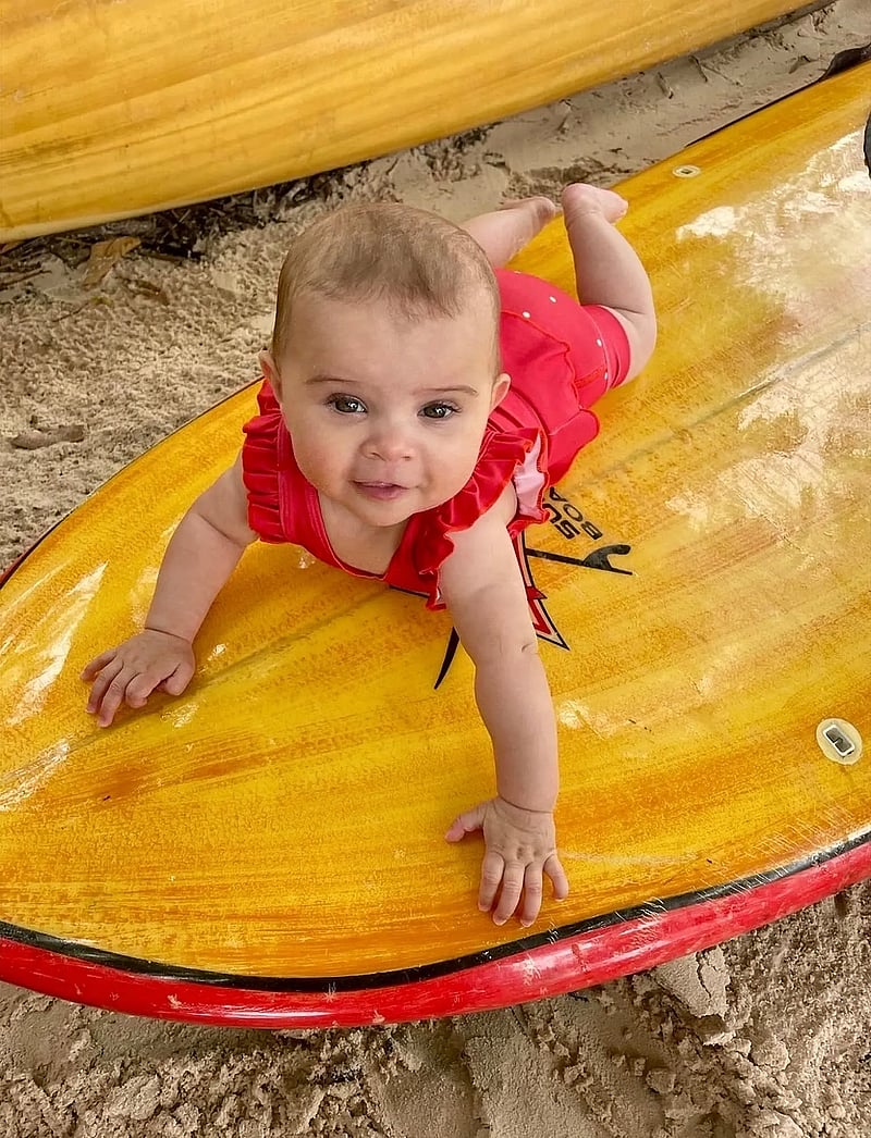 Vanilla Copenhagen - Swimsuit - Neoprene - Berry - Dots - badeanzüge - berry - 3