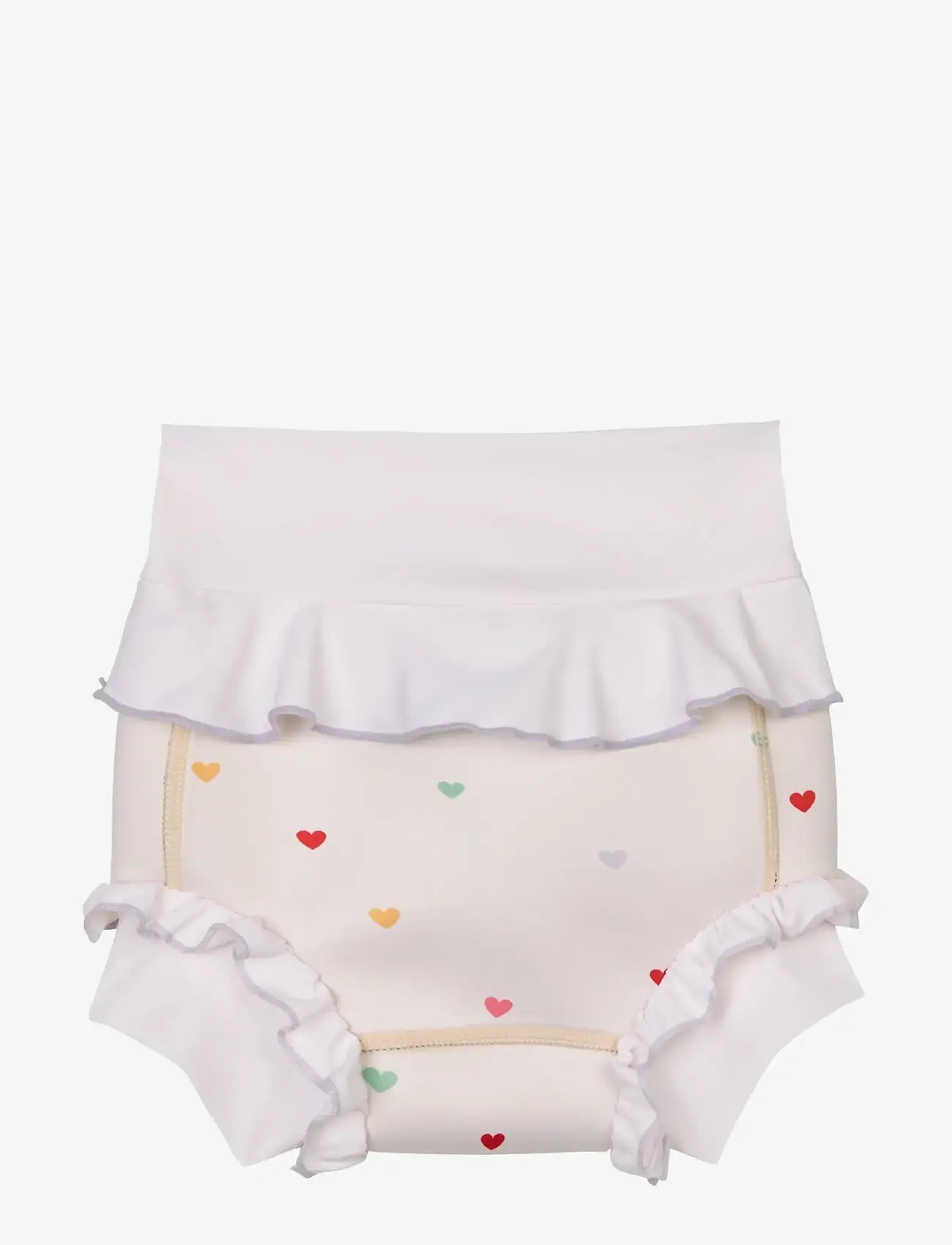 Vanilla Copenhagen - Swim Pants - Neoprene - Hearts - badblöjor - cream - 0