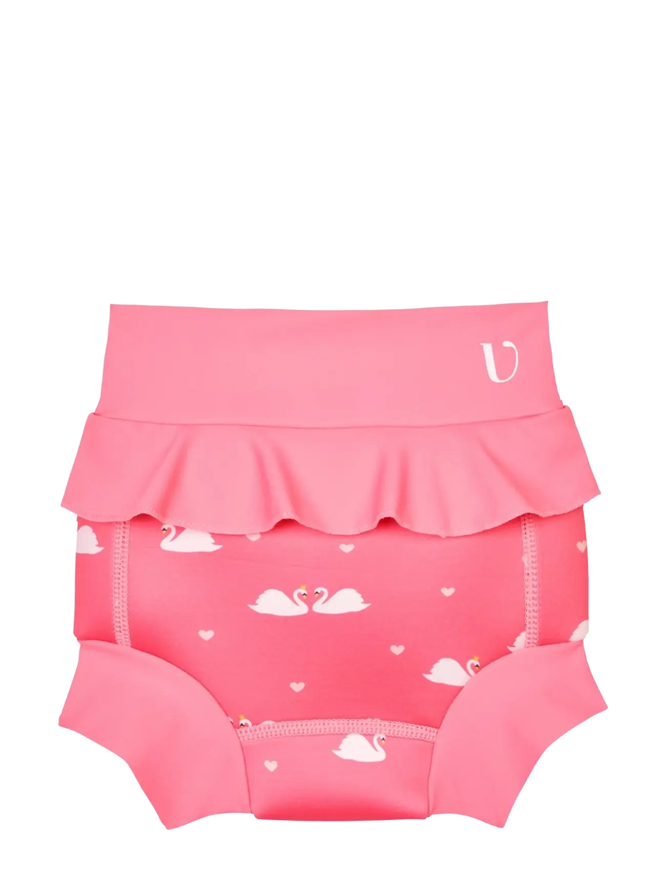 Vanilla Copenhagen Blebadebukser Neopren - Rosy - Swan, 6-12M, Pink, Badetøj > Bindetrusser, Børn