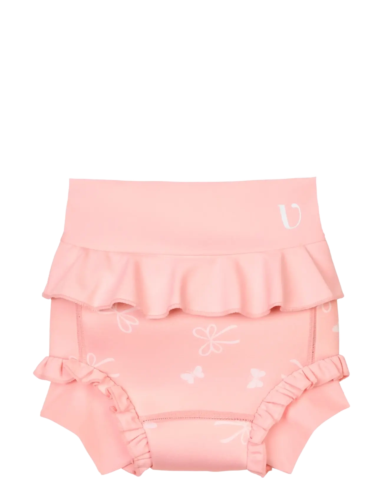 Vanilla Copenhagen Blebadebukser Neopren - Butterfly & Bow, 3-6M, Pink, Badetøj > Bindetrusser, Børn