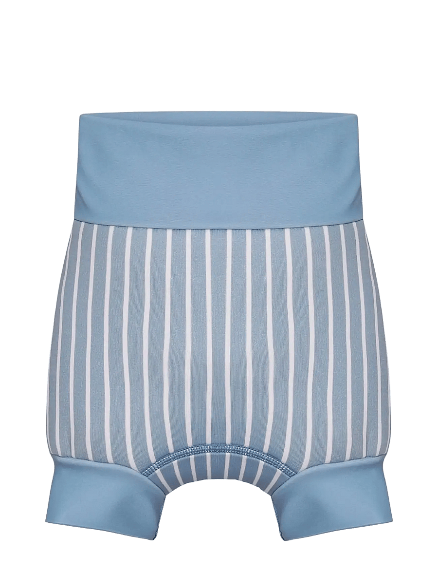 Vanilla Copenhagen - Swim Pants - Neoprene - Blue Shadow - Striped - badblöjor - blue shadow - 1