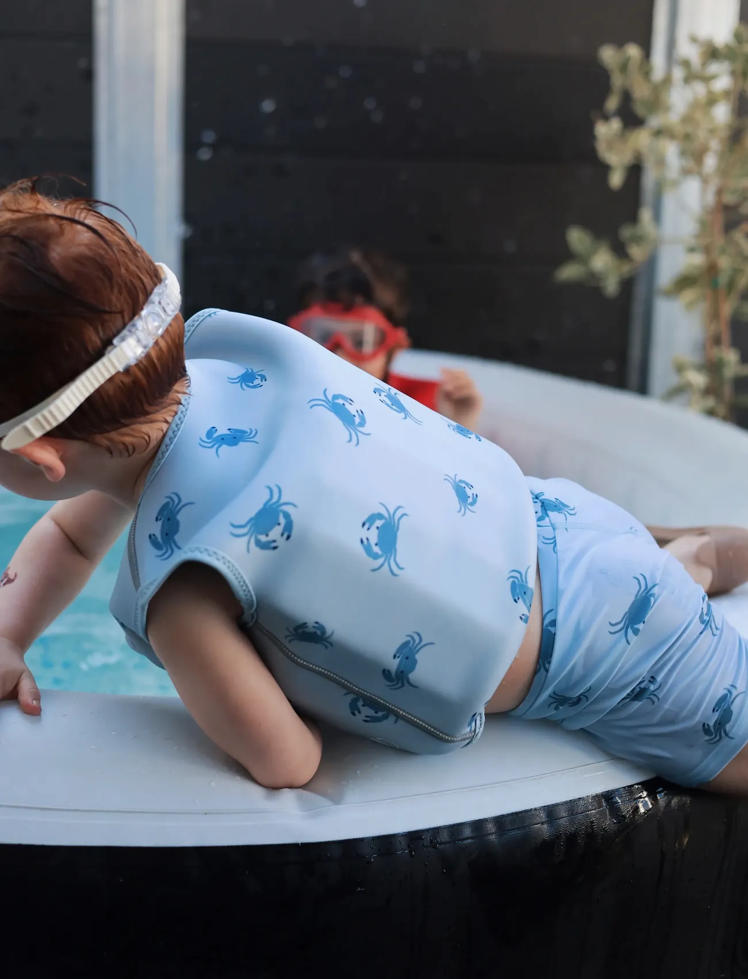 Vanilla Copenhagen Svømmevest Skyway Craby, 6-8Y, Sports Equipment, Blau - Swimming Accessories, Kinder