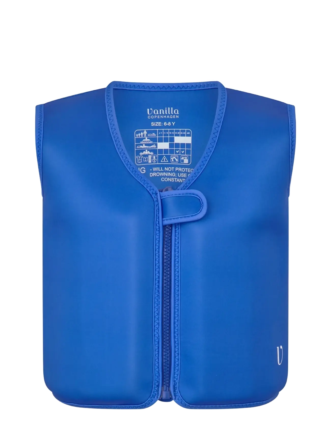 Vanilla Copenhagen Swim Vest - Neoprene - Azure - Urheiluvarusteet - AZURE / blue