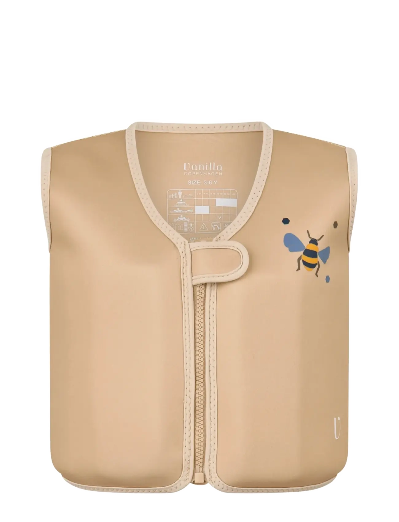 Vanilla Copenhagen Swim Vest - Neoprene - Honeybee - Urheiluvarusteet - BEIGE / beige