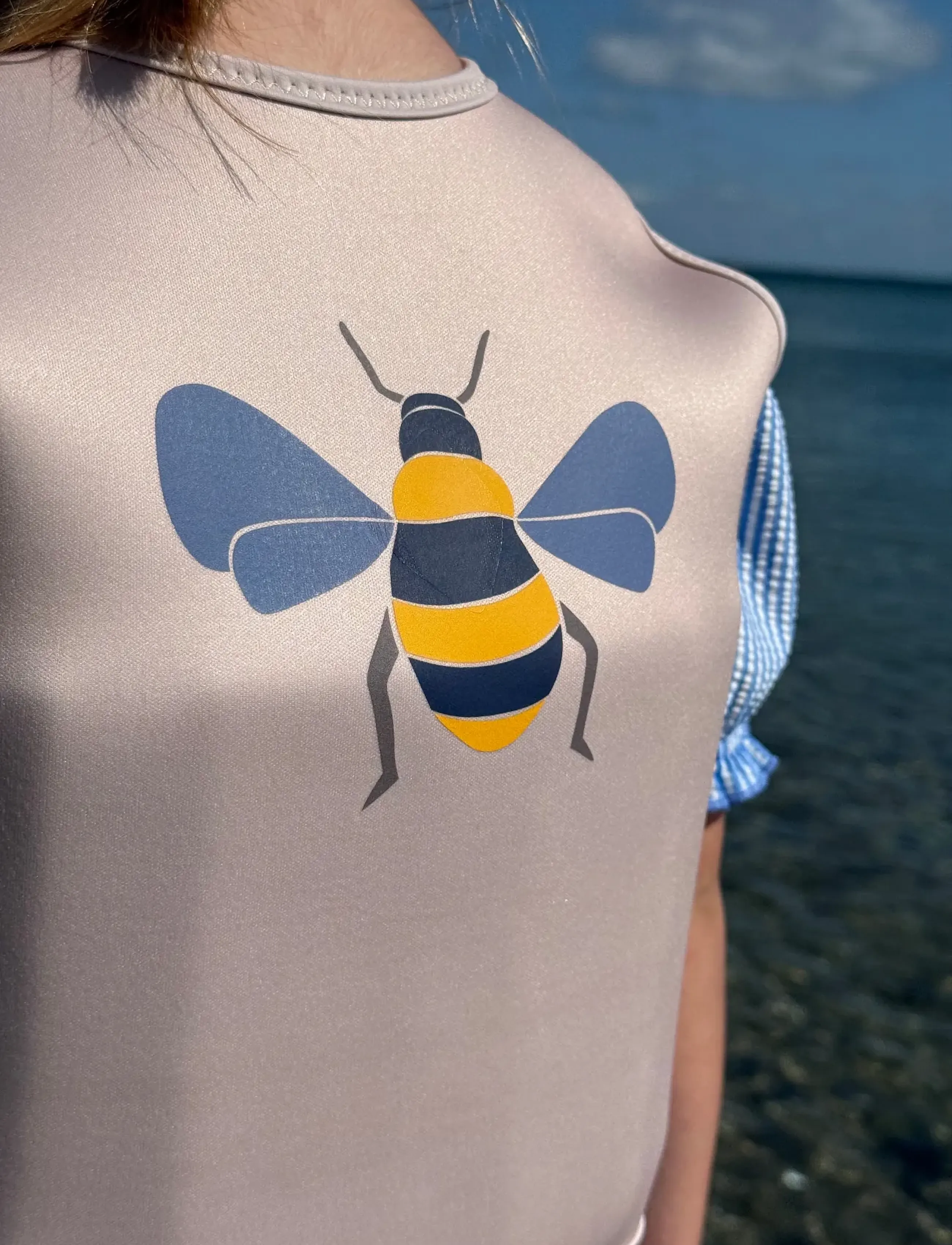 Vanilla Copenhagen - Swim Vest - Neoprene - Honeybee - sund aukahlutir - beige - 3