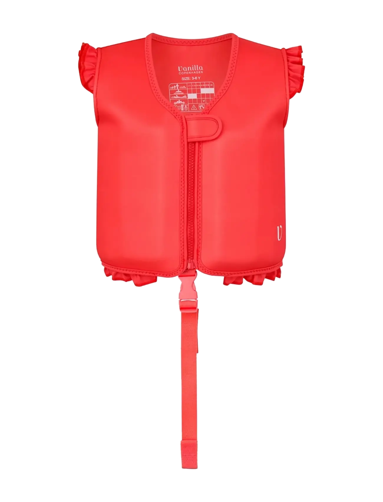 Vanilla Copenhagen Swim Vest - Neoprene - Berry - Aksessuaarid - BERRY / red